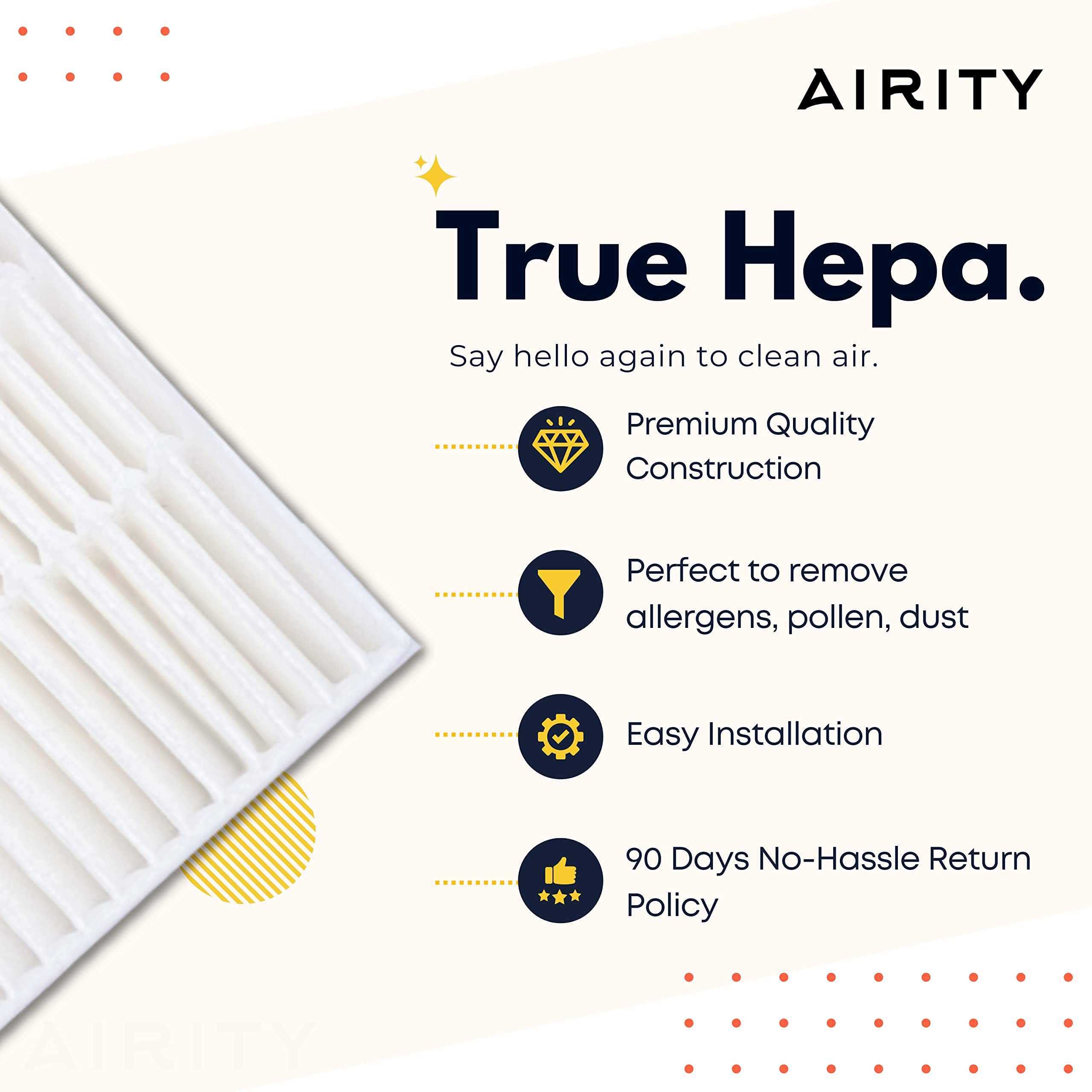 Airity Hpa300 Hepa Filter Replacement Compatible With Honeywell Hpa300 Replacement Filters  Honeywell Air Purifier Filter Replac