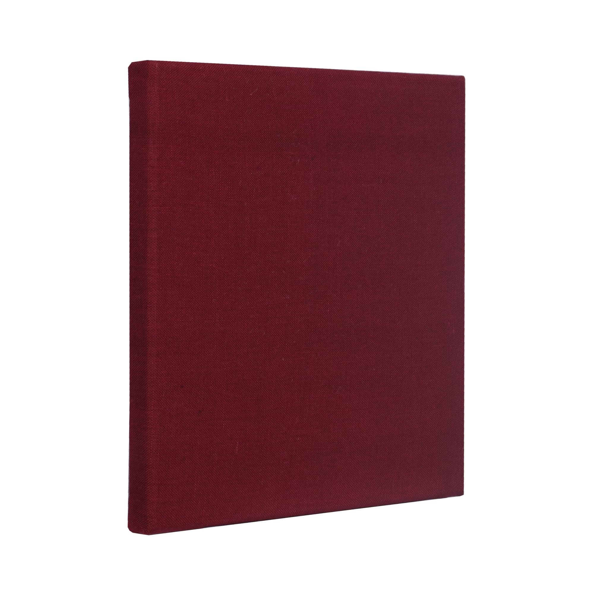 ATS Acoustics Sound Absorbing Acoustic Panel 24 x 24 x 2 Beveled Edge (Burgundy)
