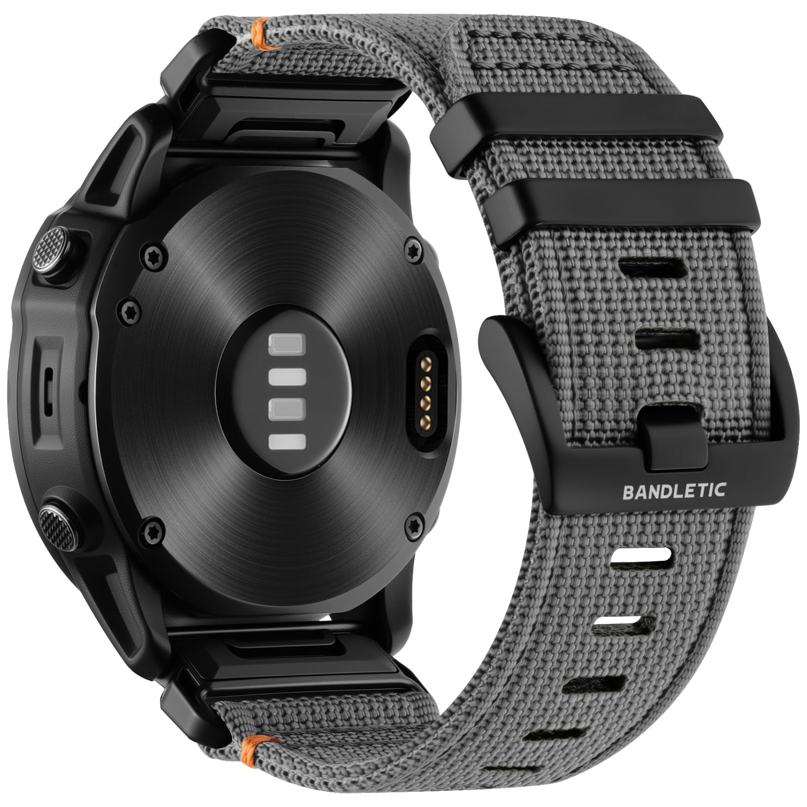Bandletic Quick Fit 26mm Nylon Bands Compatible with Garmin Fenix 8 Pro 51mm/7X pro/7X/6X Pro/6X/5X/Plus Band - Sports Nylon Str