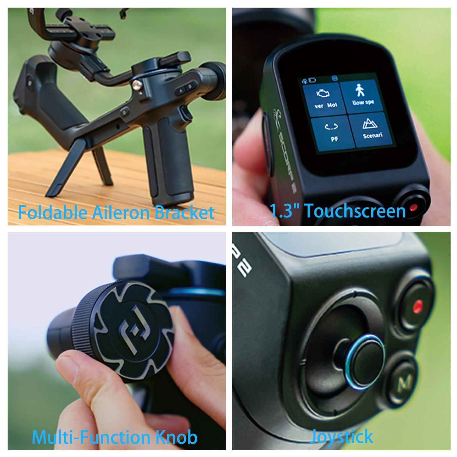 Feiyutech Scorp 2 Gimbal Stabilizer For Dslr And Mirrorless Camera, Integrated Al Tracking Sensor, 3-Axis Camera Stabilizer For