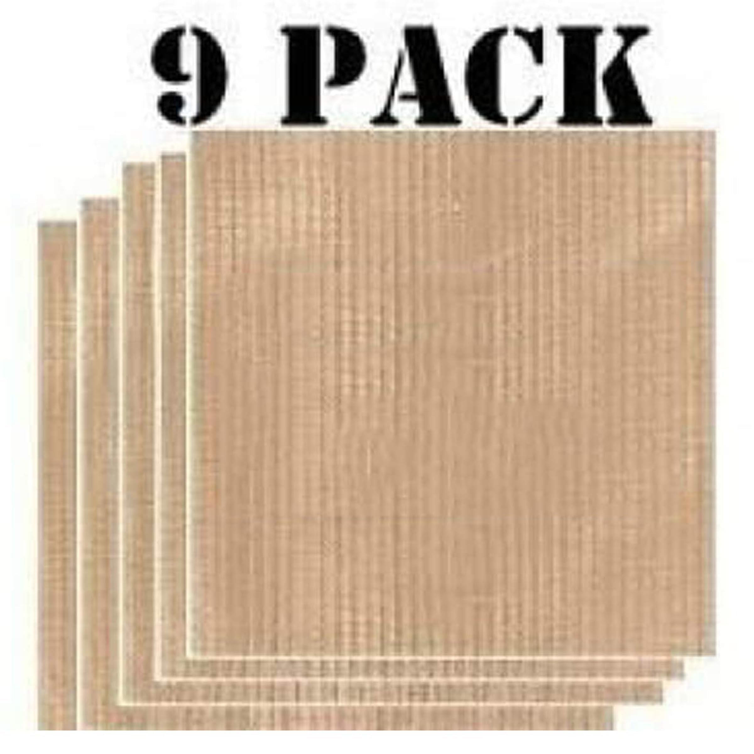 Superior 9 Pack Super Non Stick, Dupont Teflon Re Usable Food Dehydrator Sheets For Excalibur 2500, 2900, 3500, 3900 Or 3926T. S