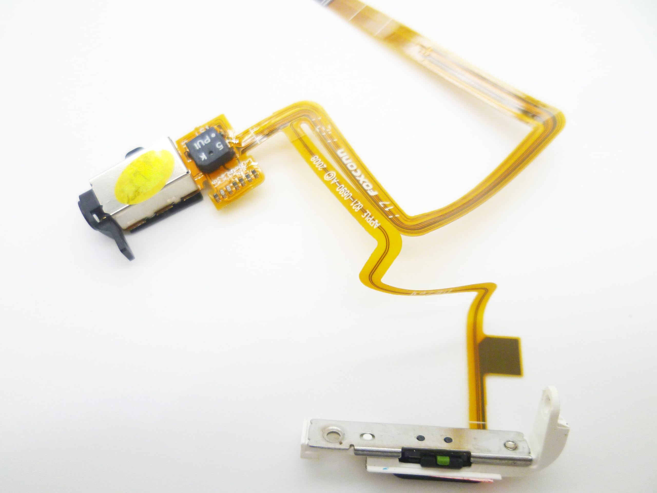 Lehang Headphone Audio Jack Hold Switch Flex Replacement Compatible With Ipod Classic 6Th 7Th 80Gb 120Gb 160Gb (Black)