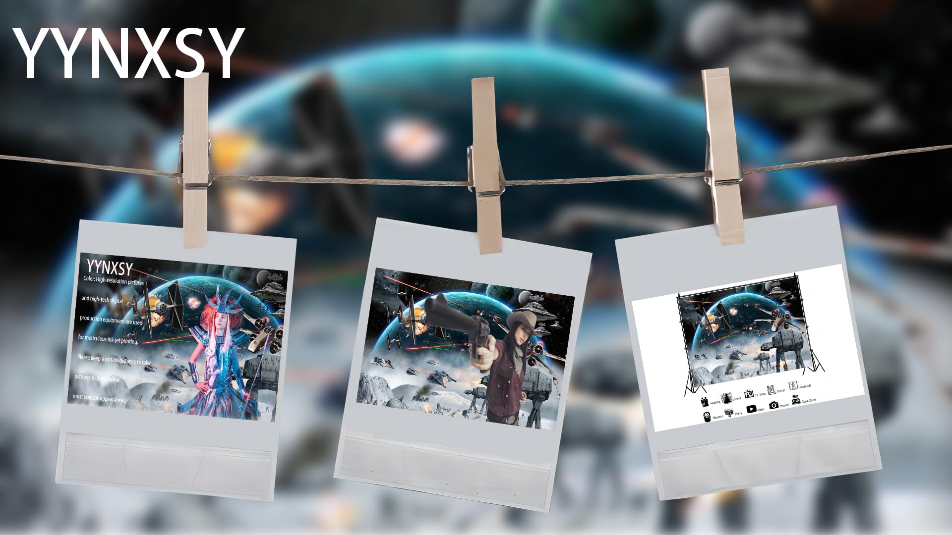 Yynxsy 7X5Ft Spaceship Interior Science Fiction Series Backdrops With Earth Background Window View Spaceship Photography Backgro