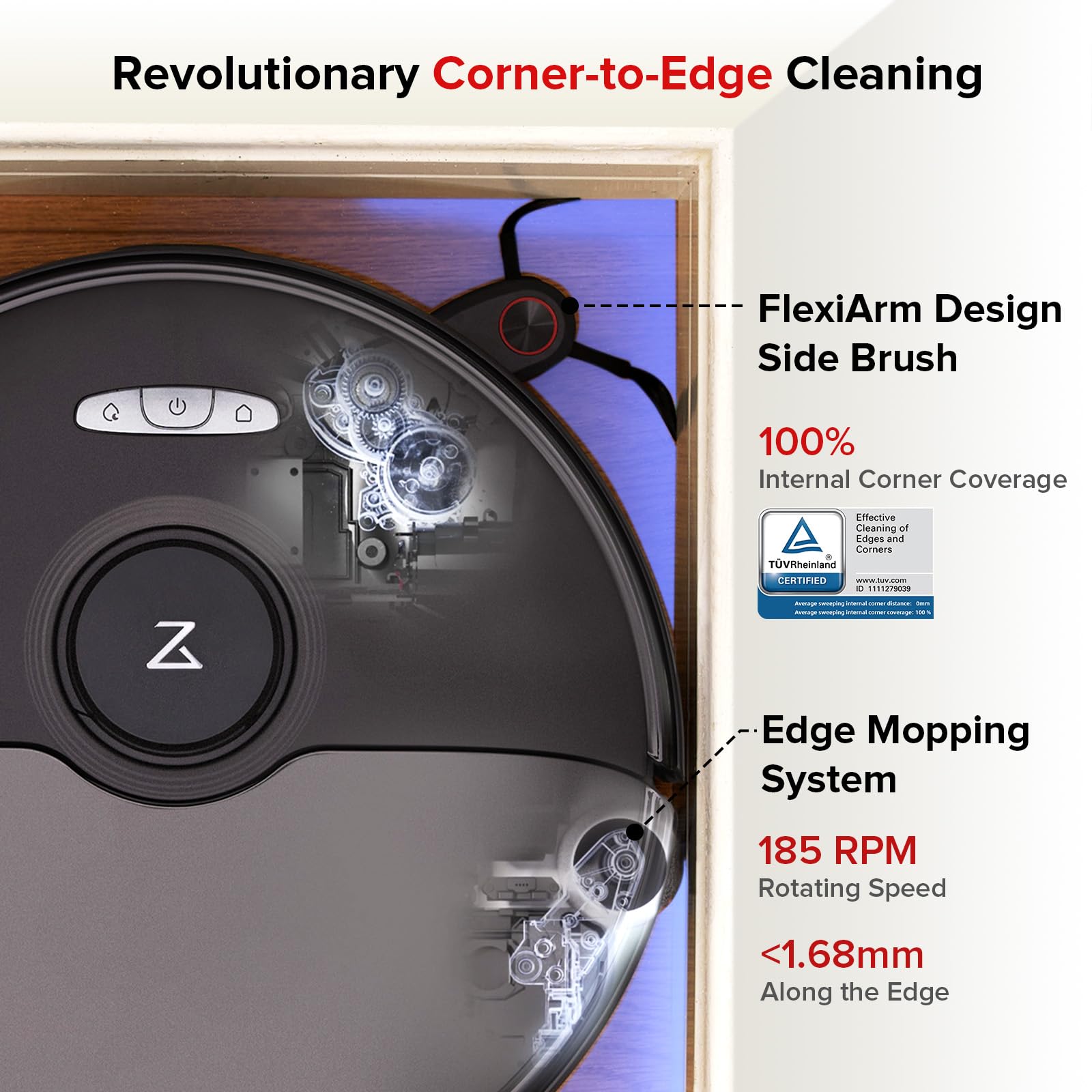 Roborock S8 Max Ultra Robot Vacuum And Mop, All In One Dock, Precisense Lidar Navigation, Smart Dirt Detection, Self Emptying, 8