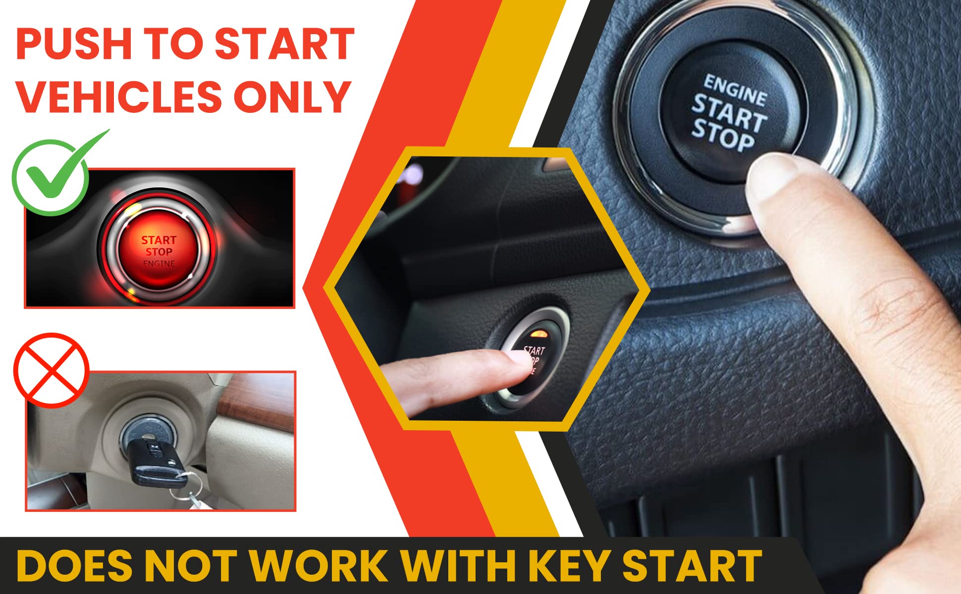 Start-X Remote Start Kit For Chevrolet Equinox/Traverse/Gmc Terrain 2018-2024 | Gmc Acadia 2017-2024 | Push To Start Engine | Pl