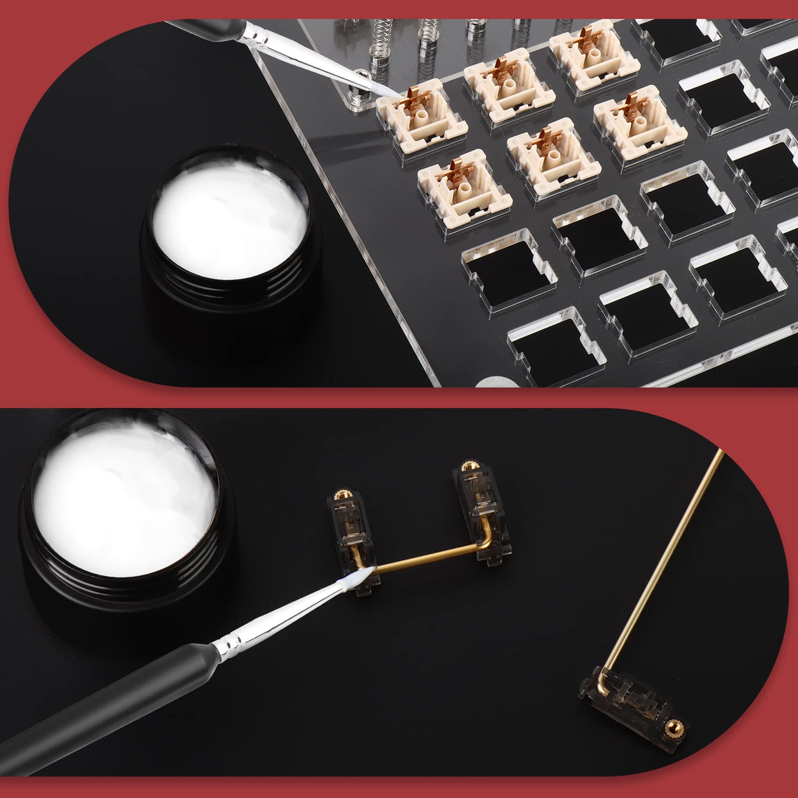 Yimagujrx Runjrx Keyboard Switch Lube Kit Jrx 205G0 0.53Oz/15G, Switch Opener For Cherry Mx Gateron Ttc Holy Pandas Switch,Lube