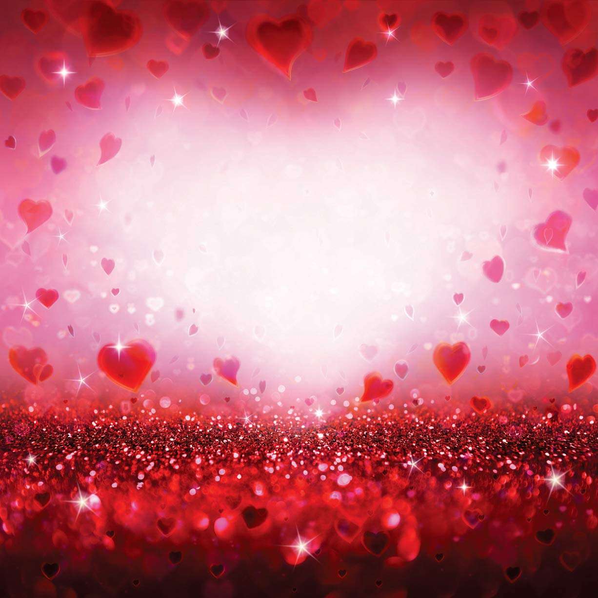 Sjoloon 10X10Ft Valentine'S Photo Backdrops For Photography Wedding Photo Backdrop Red Hearts Backdrop Photography Vinyl Kids Photo Studio 10351