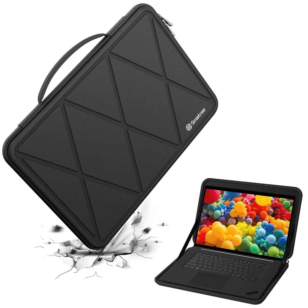 Smatree Hard EVA Protective Sleeve for 16inch Lenovo ThinkPad X1 Extreme Gen 5/4 Laptop, for ThinkPad P1 Gen 6/5/4 Mobile Workstation,for ThinkPad P16s Gen 3/2 Mobile Workstation Waterproof Bag(X8288)