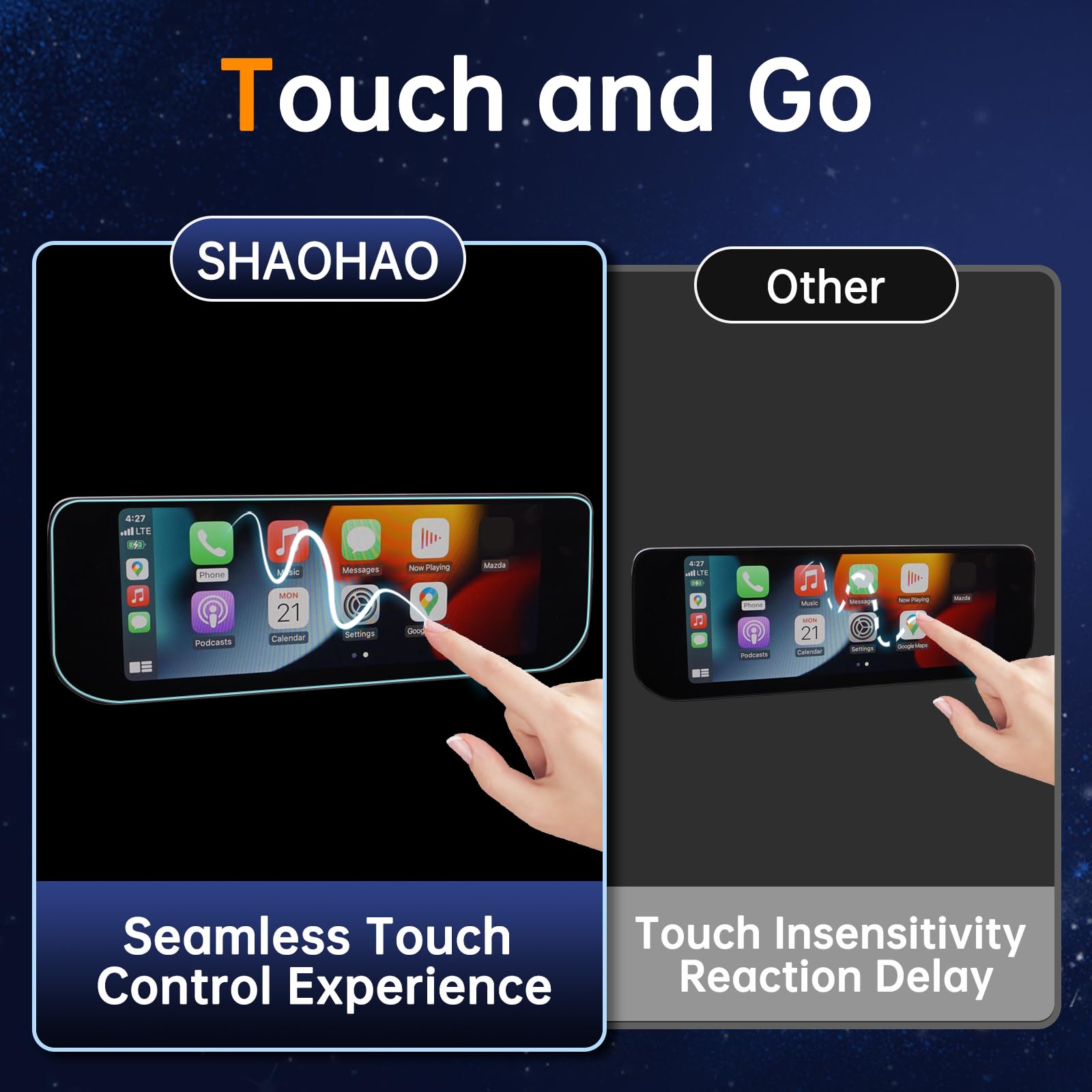 Shaohao For 2023 2024 2025 Mazda Cx 50 Screen Protector Fit For 2023 2024 2025 Mazda Cx 50 Cx50 Accessories 10.25 Inch Tempered Glass Anti Fingerprint & Scratch 2024 2025 Cx50 Navigation Screen Cover