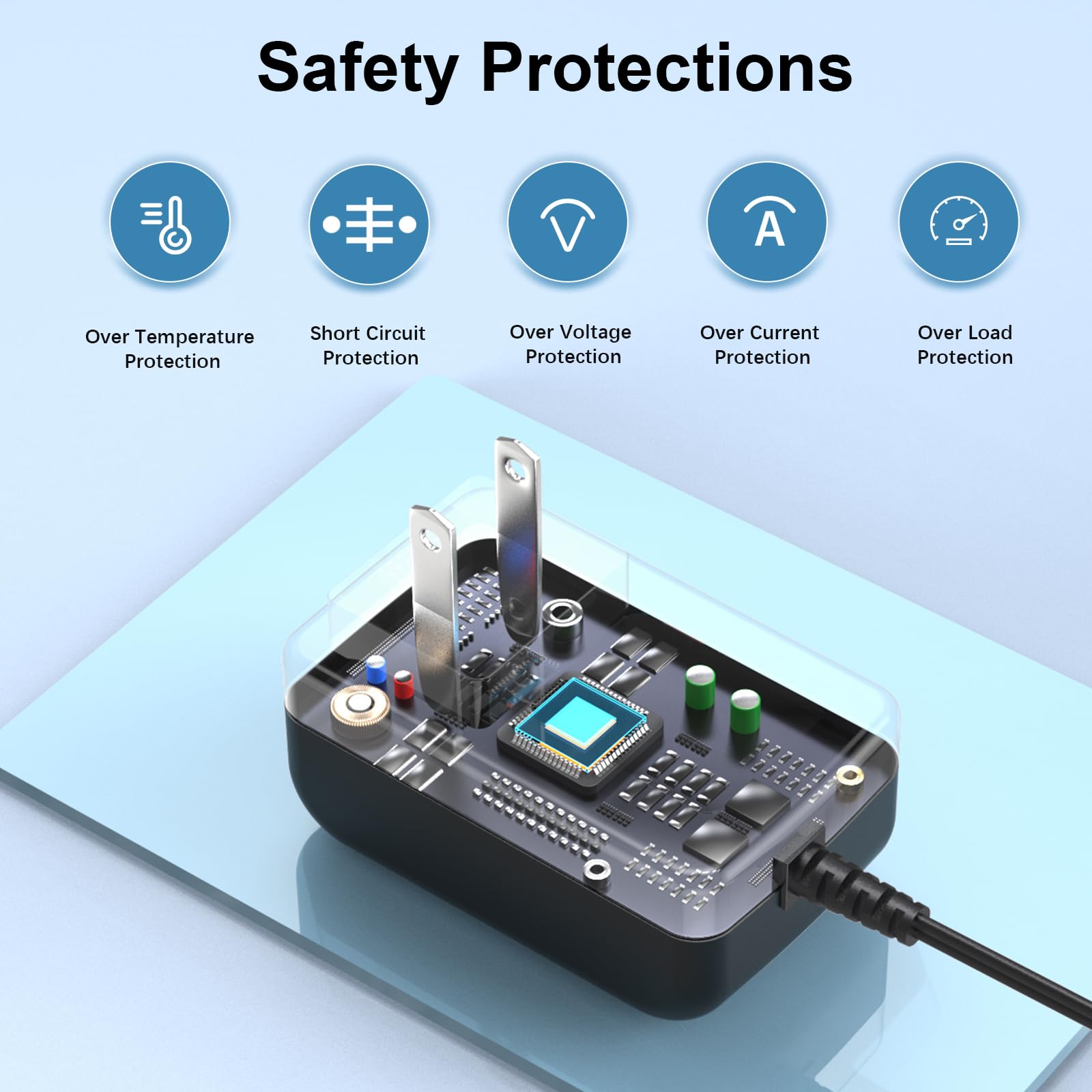 Vifocufy Charger Power Cord For Philips Norelco Multigroom Trimmer Mg3760 Mg3750 8V Ac Adapter Charger For Mg3750/10 Mg3760/50 H