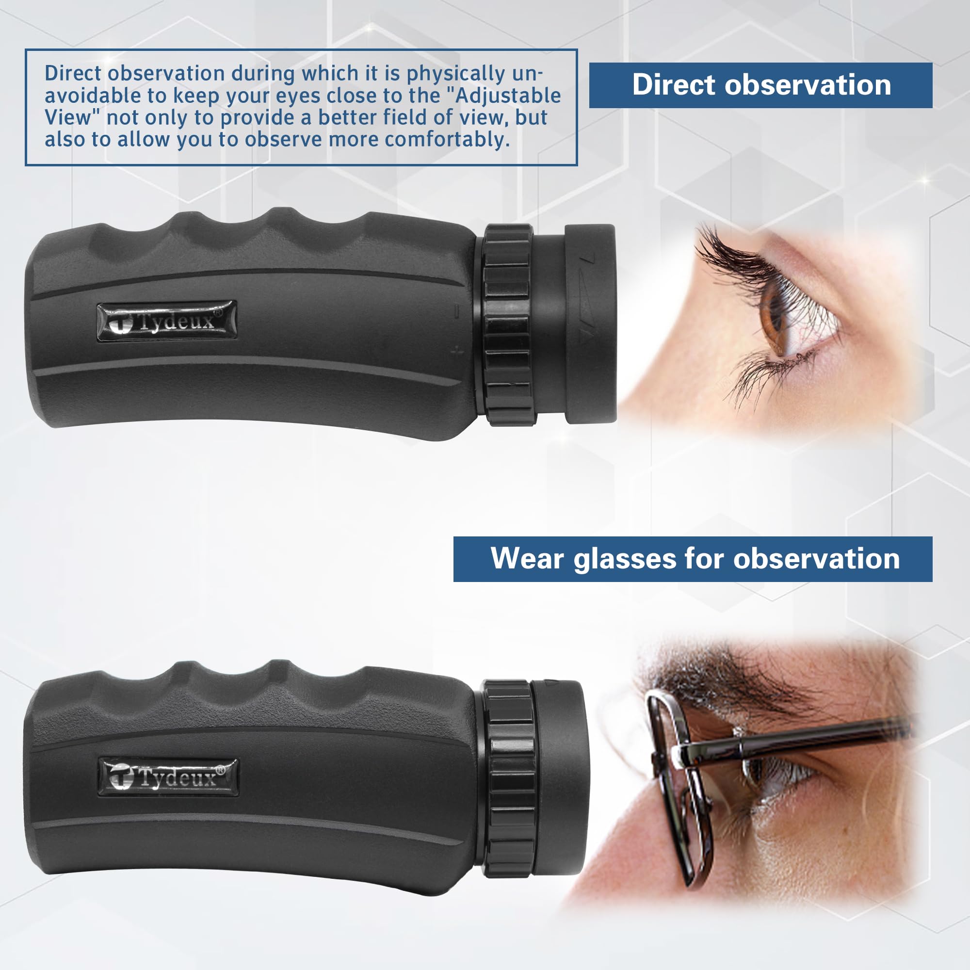 Tydeux 8X25 Compact Monocular Telescope Lightweight Handheld Monoscope For Gifts Bird Watching Hunting Hiking Camping And Other