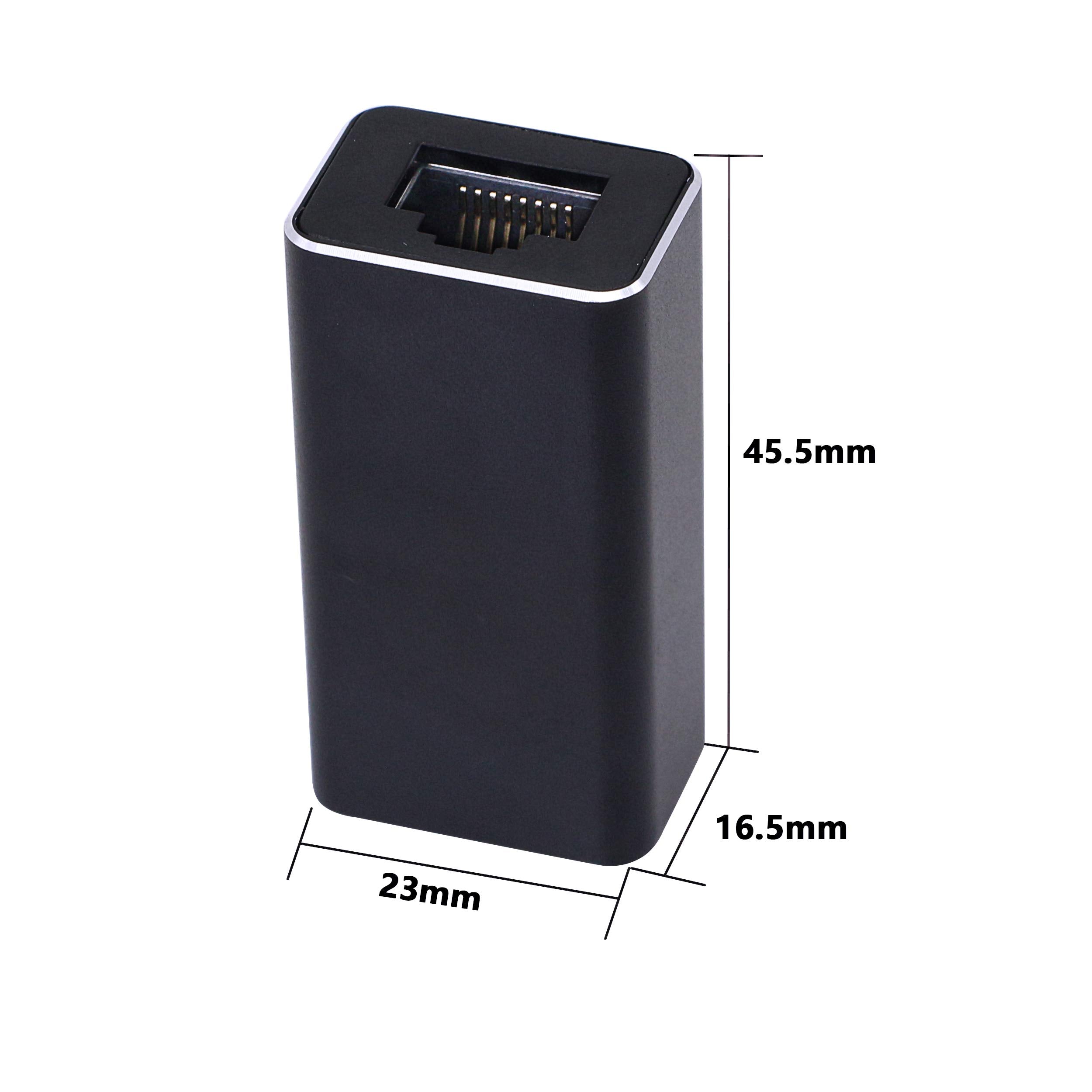 Sinloon Rj45 Lan Coupler Adapter Surge Thundering Protector Gigabit 1000Mbs Ethernet Extender Connector For Cat7 Cat6 Cat5E Fema