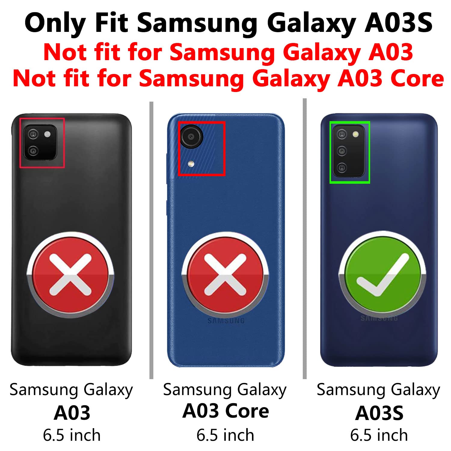 Yzok For Galaxy A03S Case,Samsung 03S Case With Hd Screen Protector,Gradient Quicksand Glitter Liquid Floating Waterfall Durable