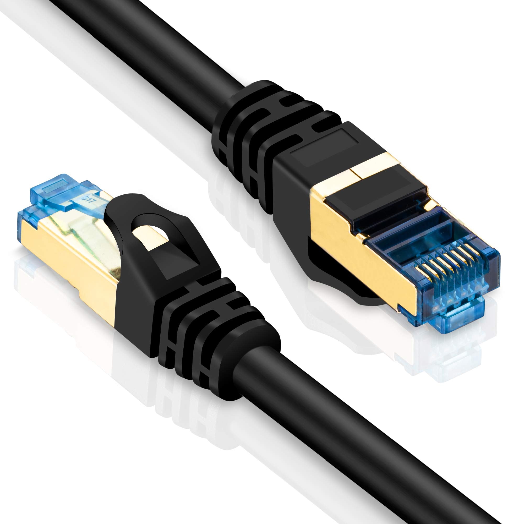 Hftywy Cat 7 Ethernet Cable 10 Ft Ethernet Cable 26Awg Heavy Duty Cat 7 Internet Network Computer Patch Cord Rj45 Network Cable