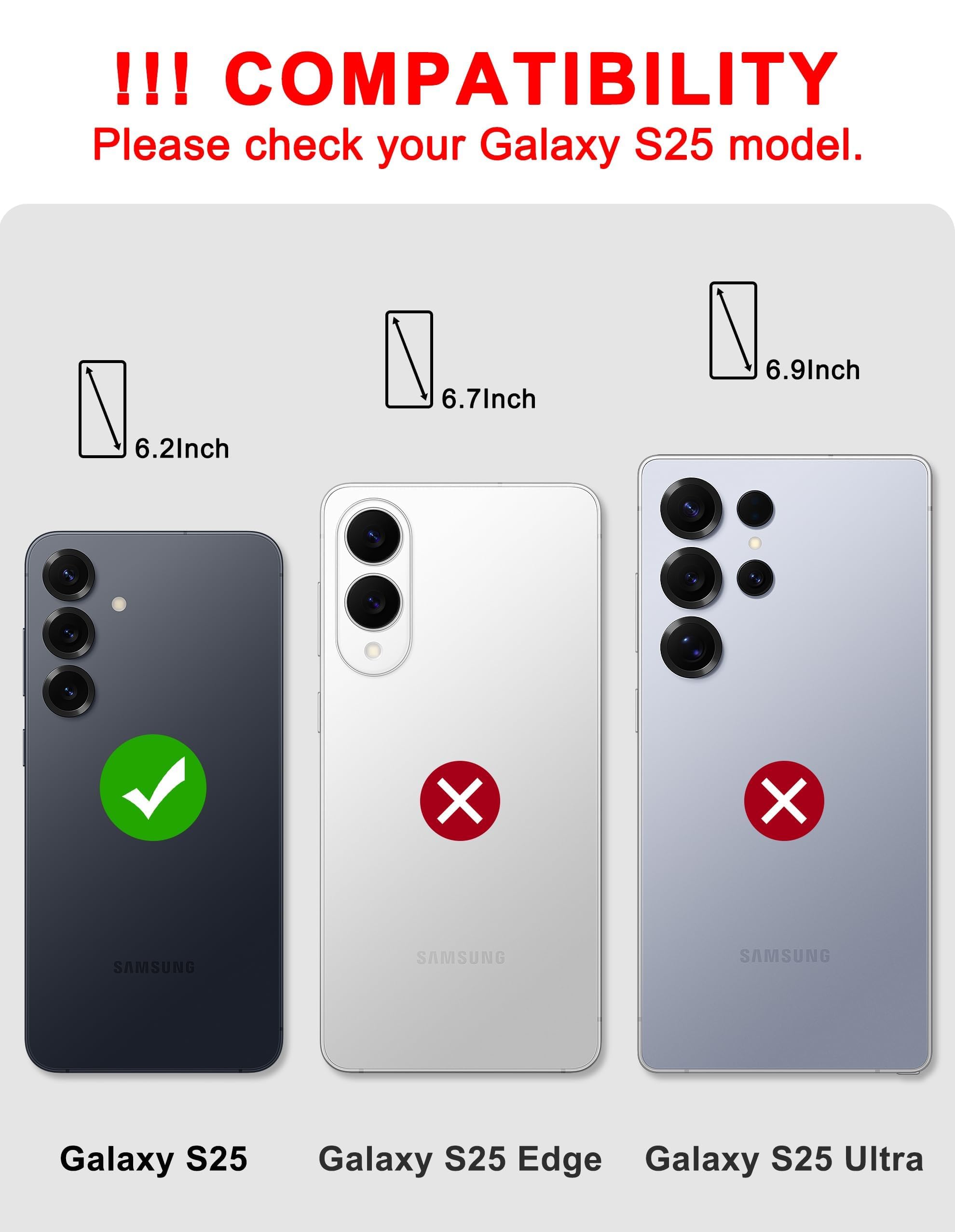 Aitipy Compatible With Magsafe Polka Dot Phone Case For Samsung Galaxy S25, Cute Aesthetic Polka Dot Magnetic Soft Tpu And Hard