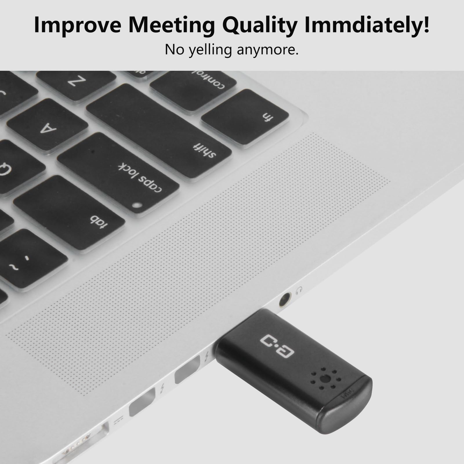 Dungzduz Usb Microphone For Laptop And Desktop Computer, High Sensitivity For Clear Call, Plug And Play, High Gain, Cordless Min