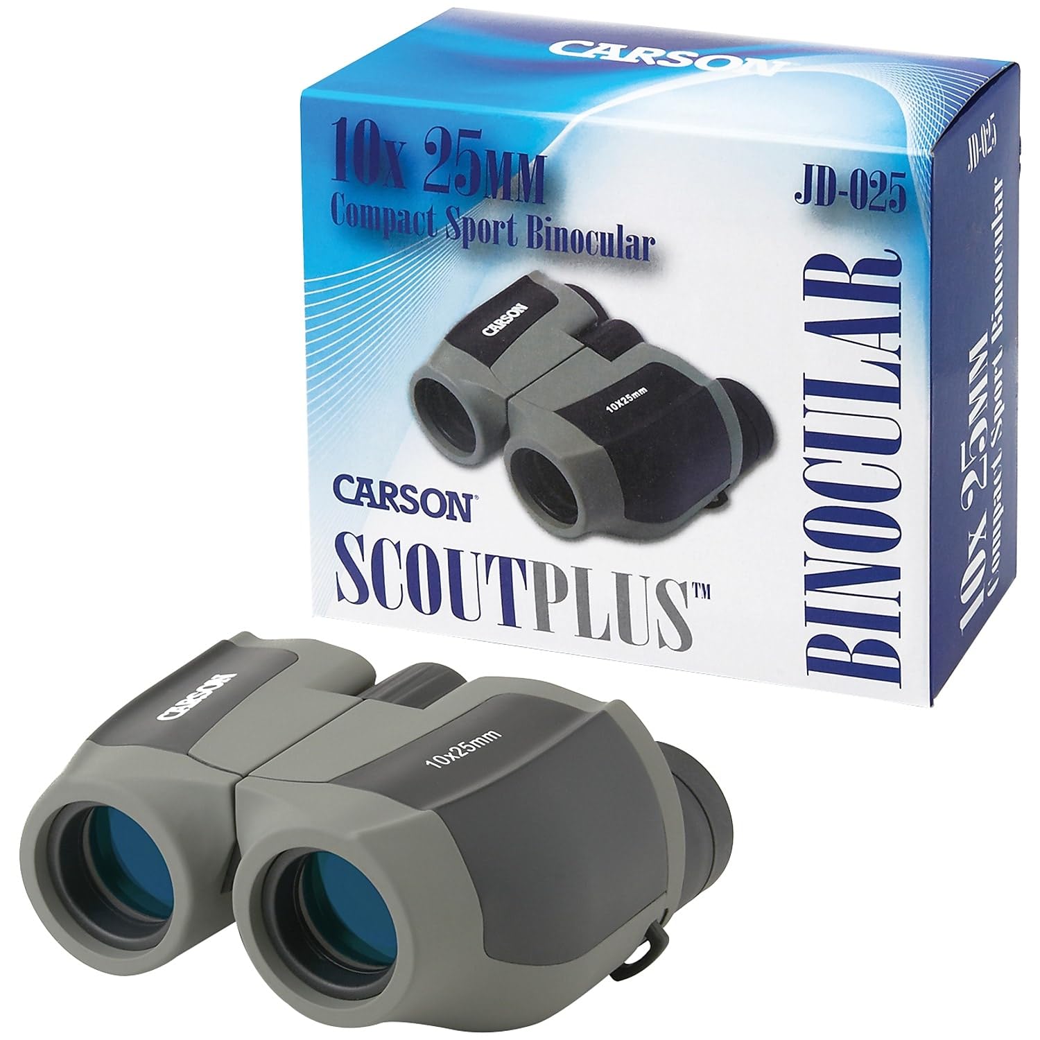 Carson Scoutplus 10X25Mm Compact And Lightweight Porro Prism Binoculars (Jd 025)