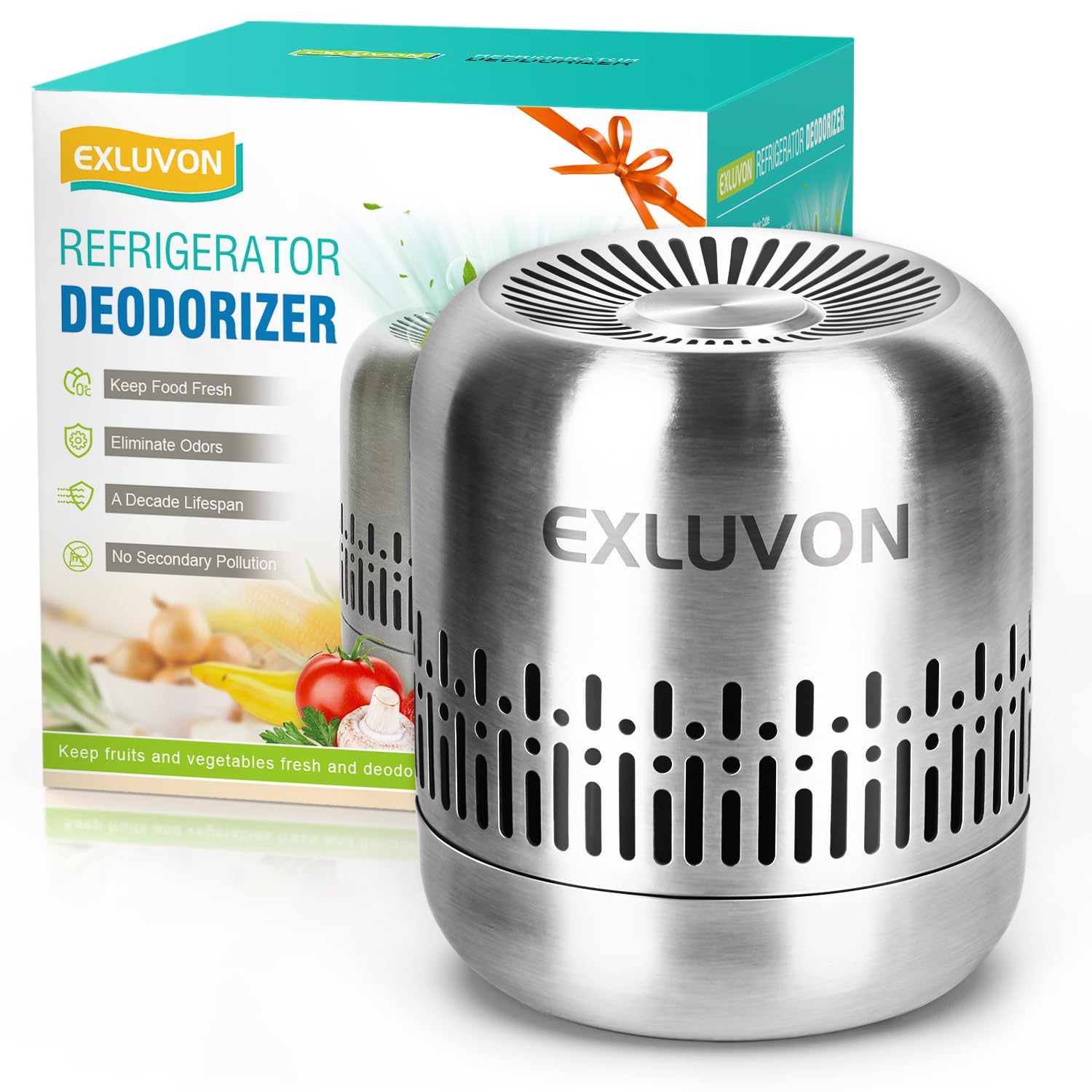 Refrigerator Deodorizer,Lasts For 10 Years,Fridge Deodorizer Kitchen Gadgets Odor Eliminator For Fridge & Freezer, Room,Rv And N