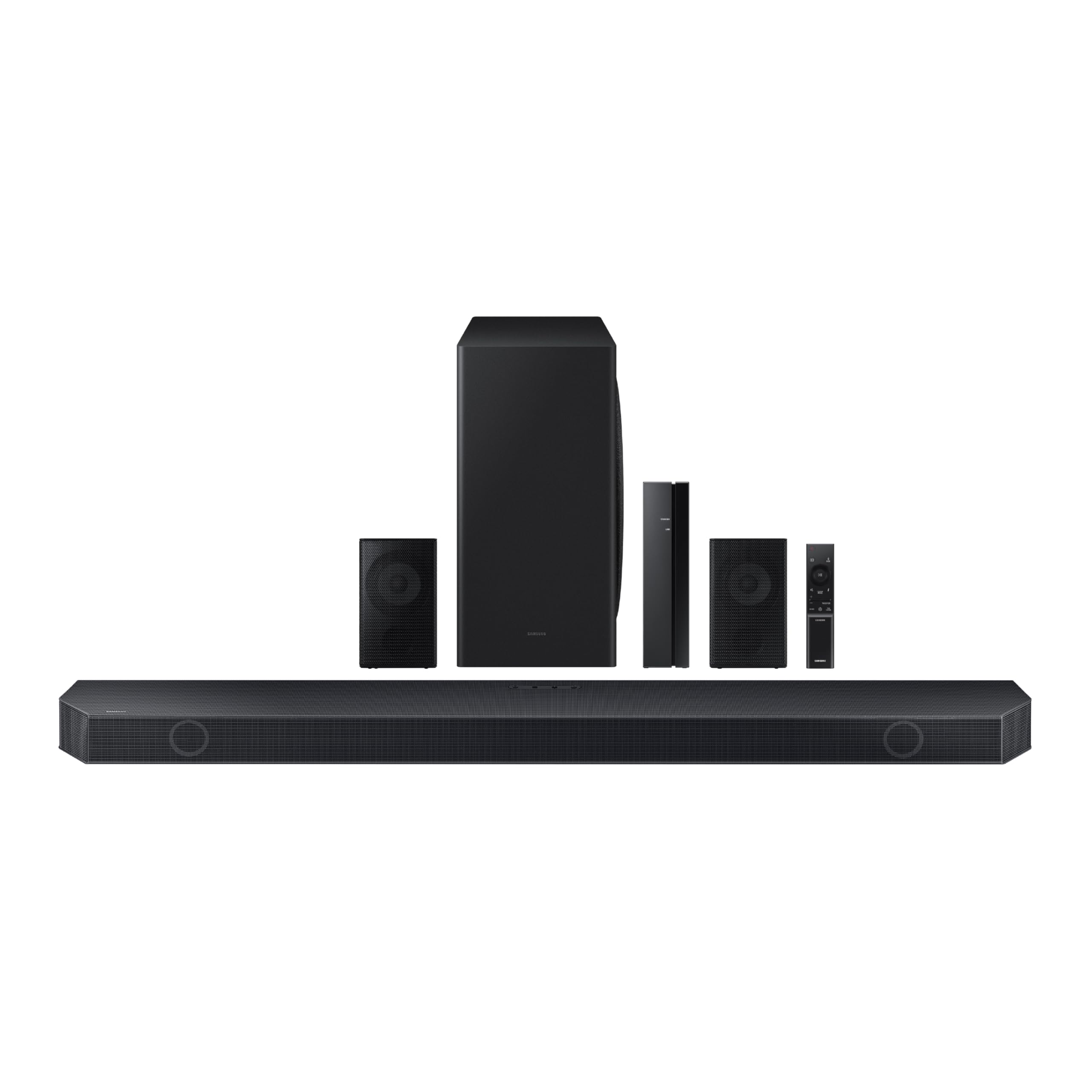 SAMSUNG HWQ910D 9.1.2 ch Soundbar w/Dolby Audio, Surround Sound Expansion, Adaptive Sound, Wireless Subwoofer, 2024