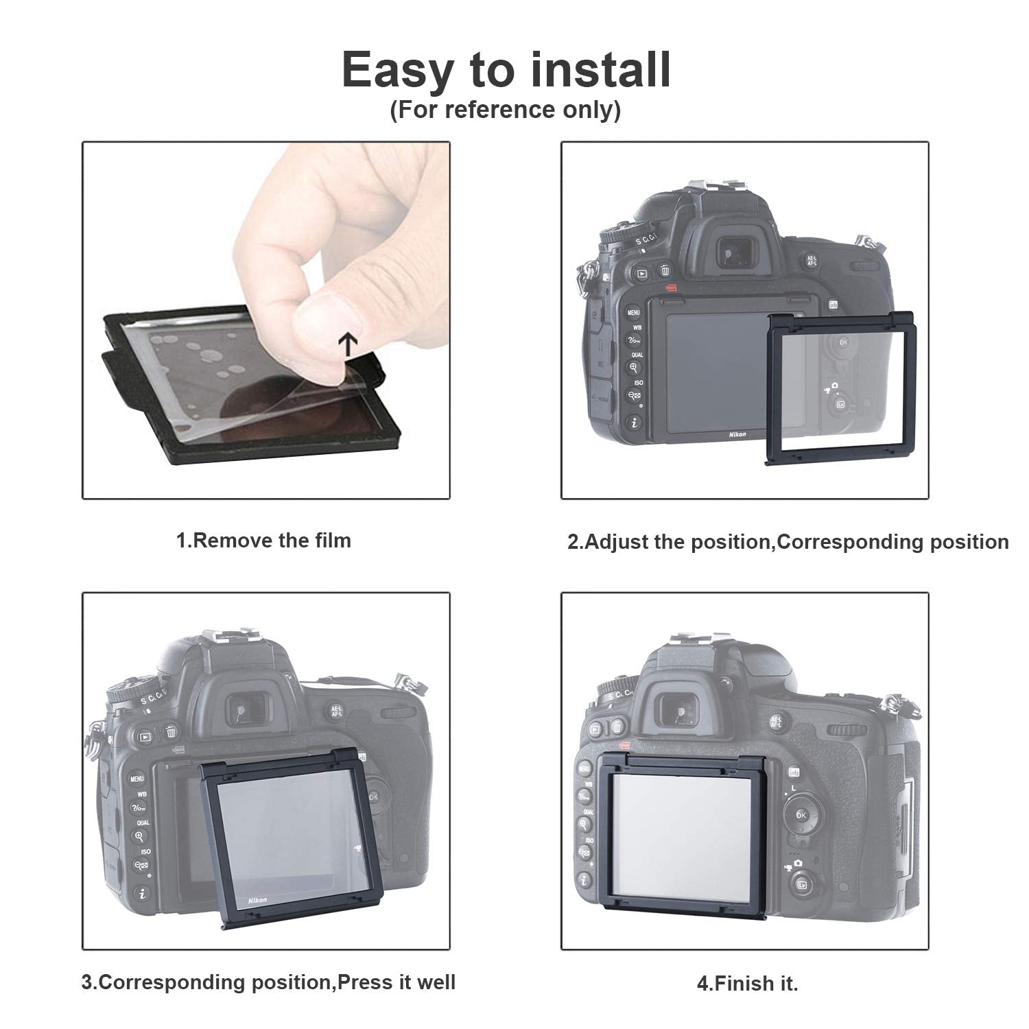 Stseetop Nikon D4 D4S Screen Protector,Professional Optical Camera Tempered Glass Lcd Screen Protector For Nikon D4 D4S