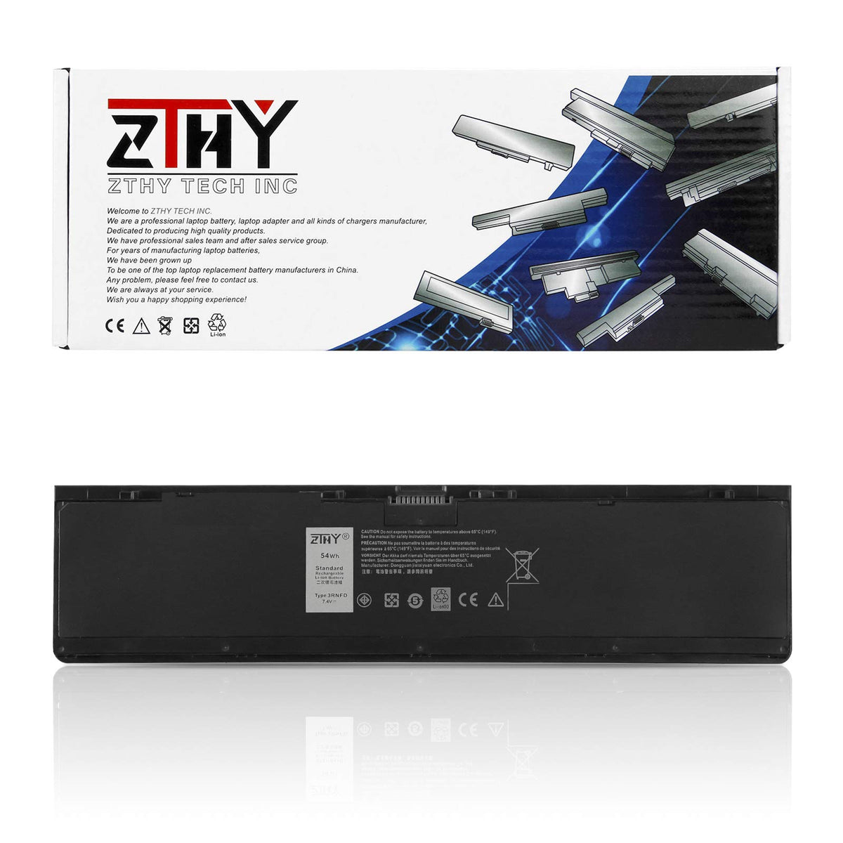 Zthy 54Wh 3Rnfd Battery Replacement For Dell Latitude 14 E7440 E7450 E7420 Series Laptop V8Xn3 G95J5 34Gkr 0909H5 0G95J5 5K1Gw 4