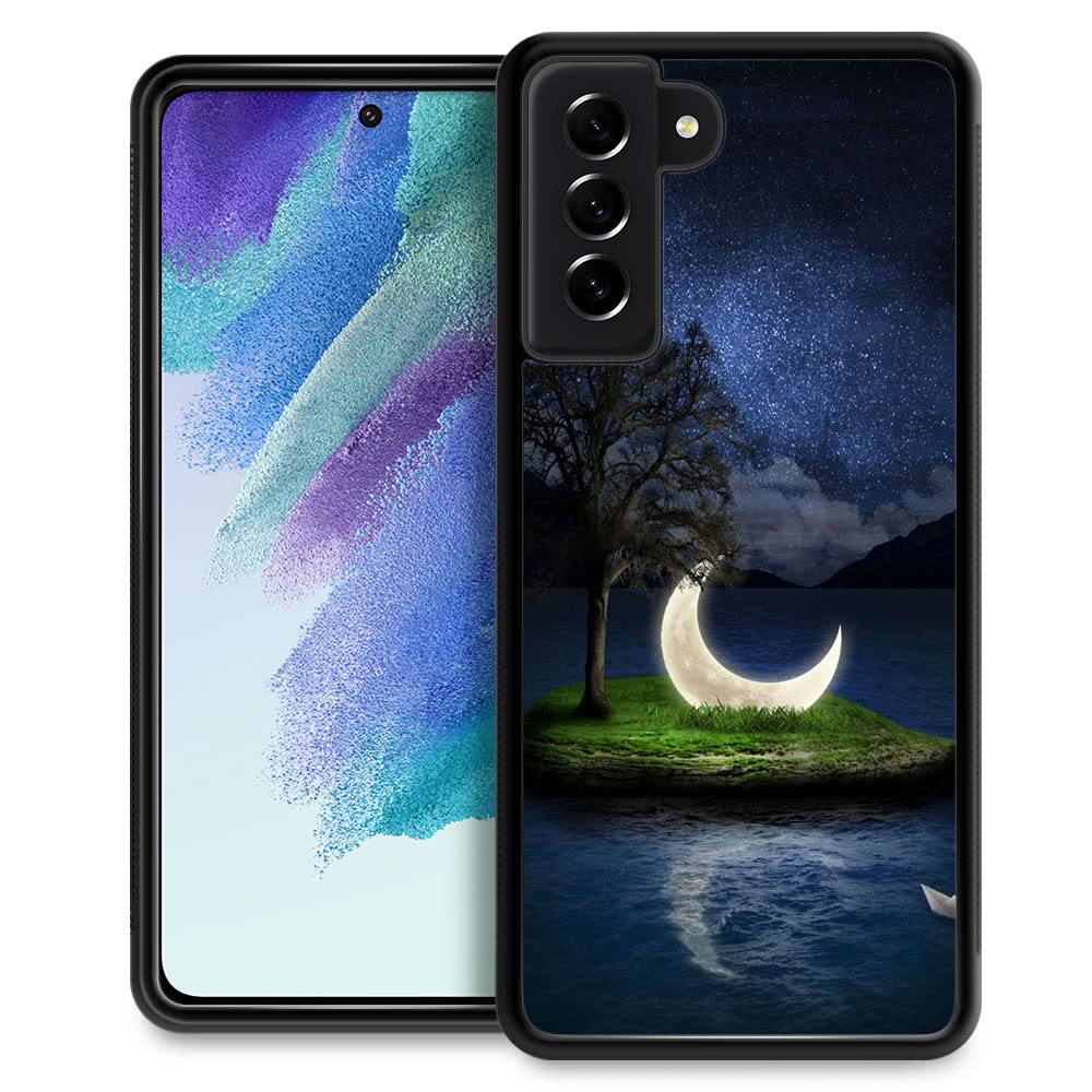 Zhegailian Compatible With Samsung Galaxy S23 Case,Leisure Crescent Moon.Jpg Samsung Galaxy S23 Cases For Girls,Non Slip Soft Tp
