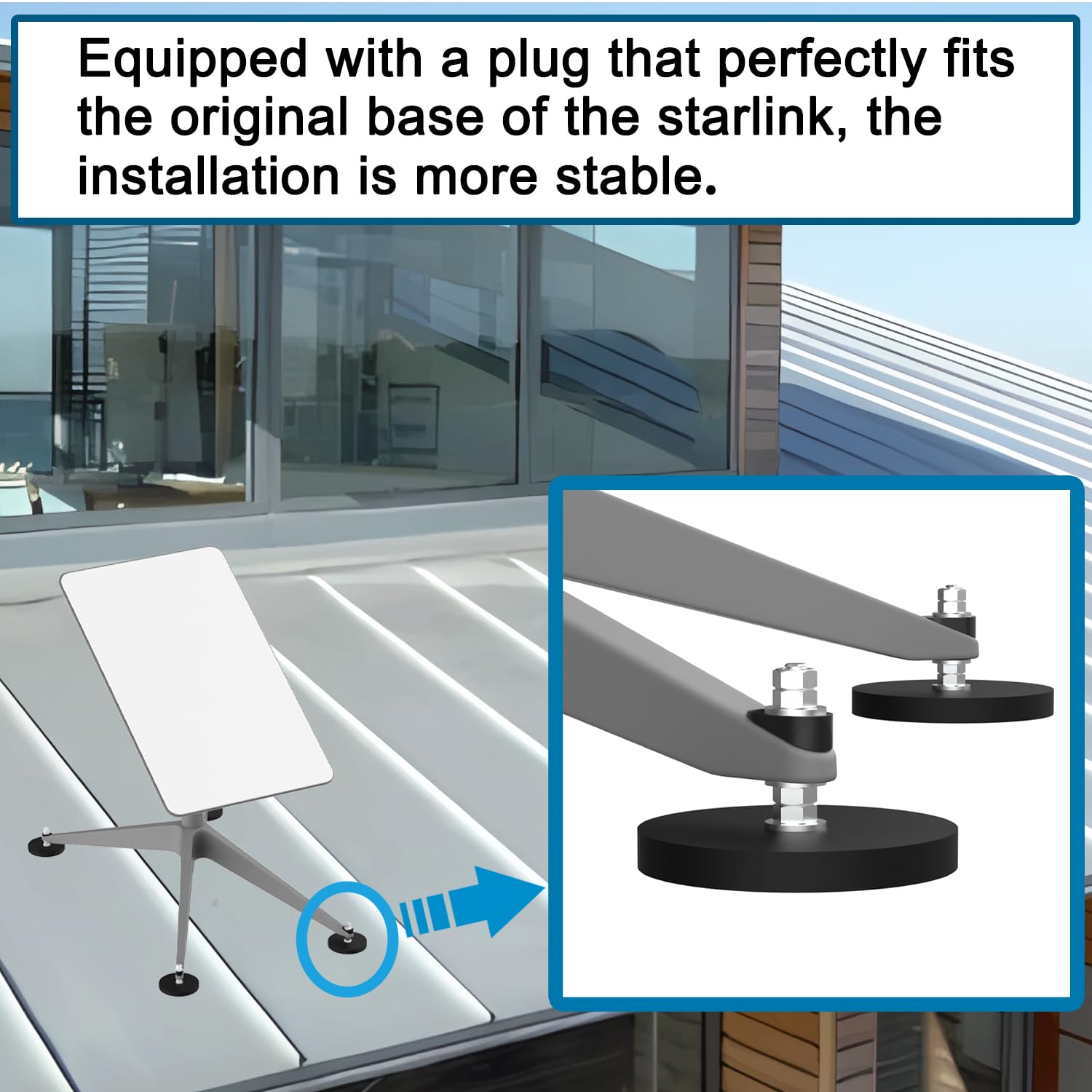 280Lb Starlink Magnetic Roof Mount, Strong Magnet Mounting Kit, Starlink Mounting Kit, Starlink Roof Mount, For Starlink Interne