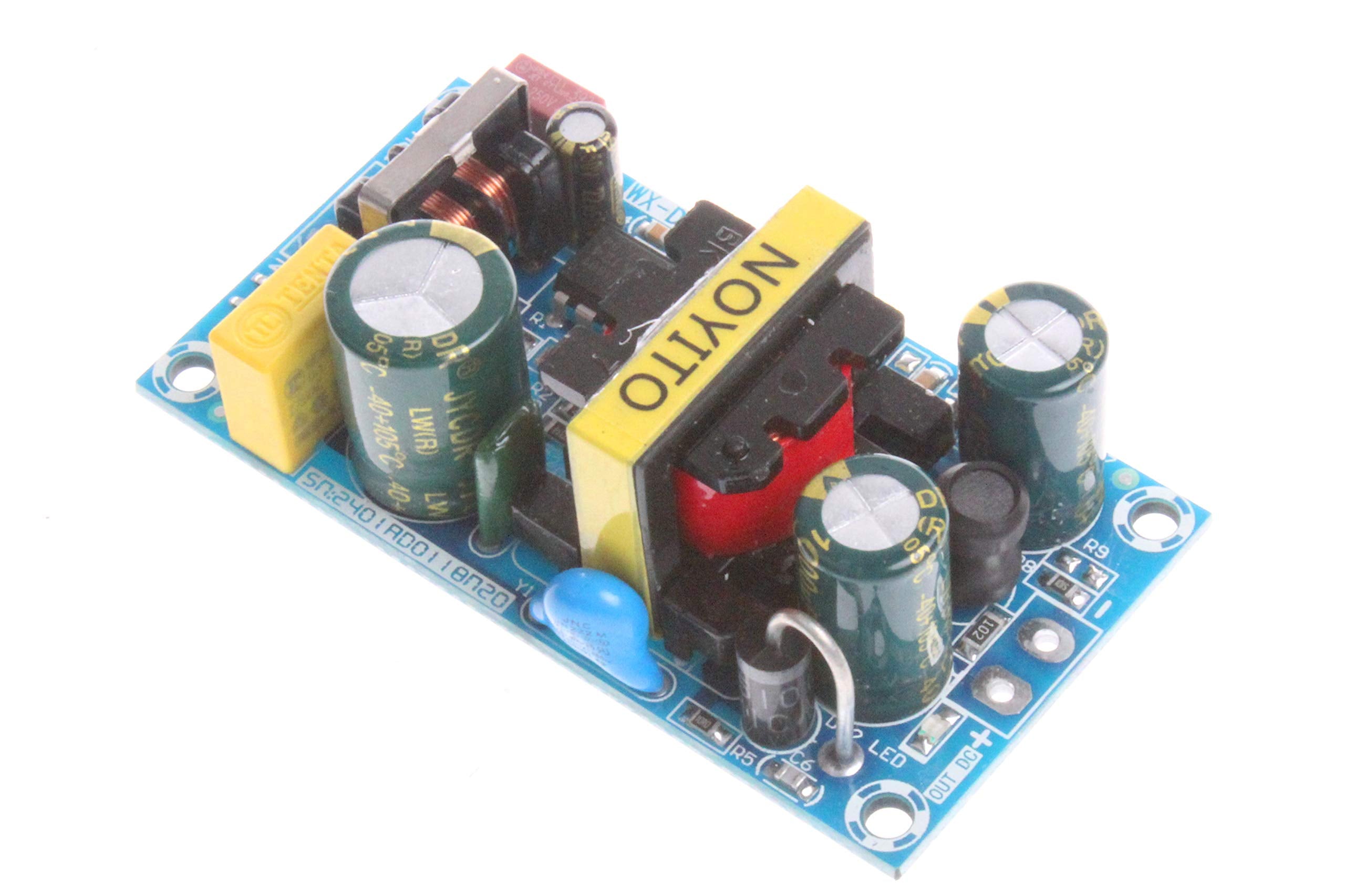 Noyito Ac To Dc Isolated Power Supply Module Ac 120V 100V   265V To Dc 12V 2A 24W Peak 12V 4A 48W Max Power Module With Overvolt