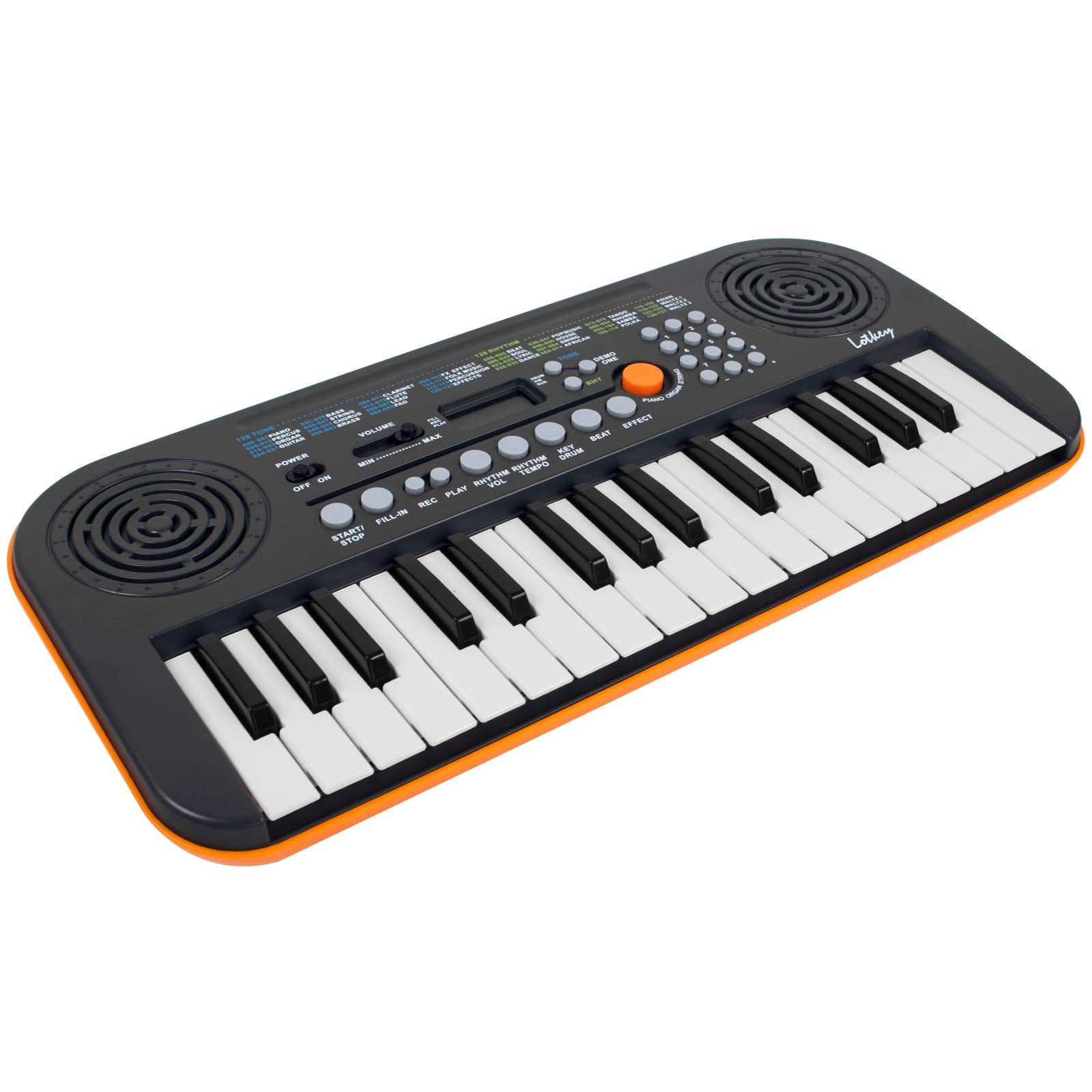 Kmise, Mini Piano 32 Key Small Portable Digital Electronic Keyboard with 30 Demo Songs Musical Gift, for Beginners Kids(No Power