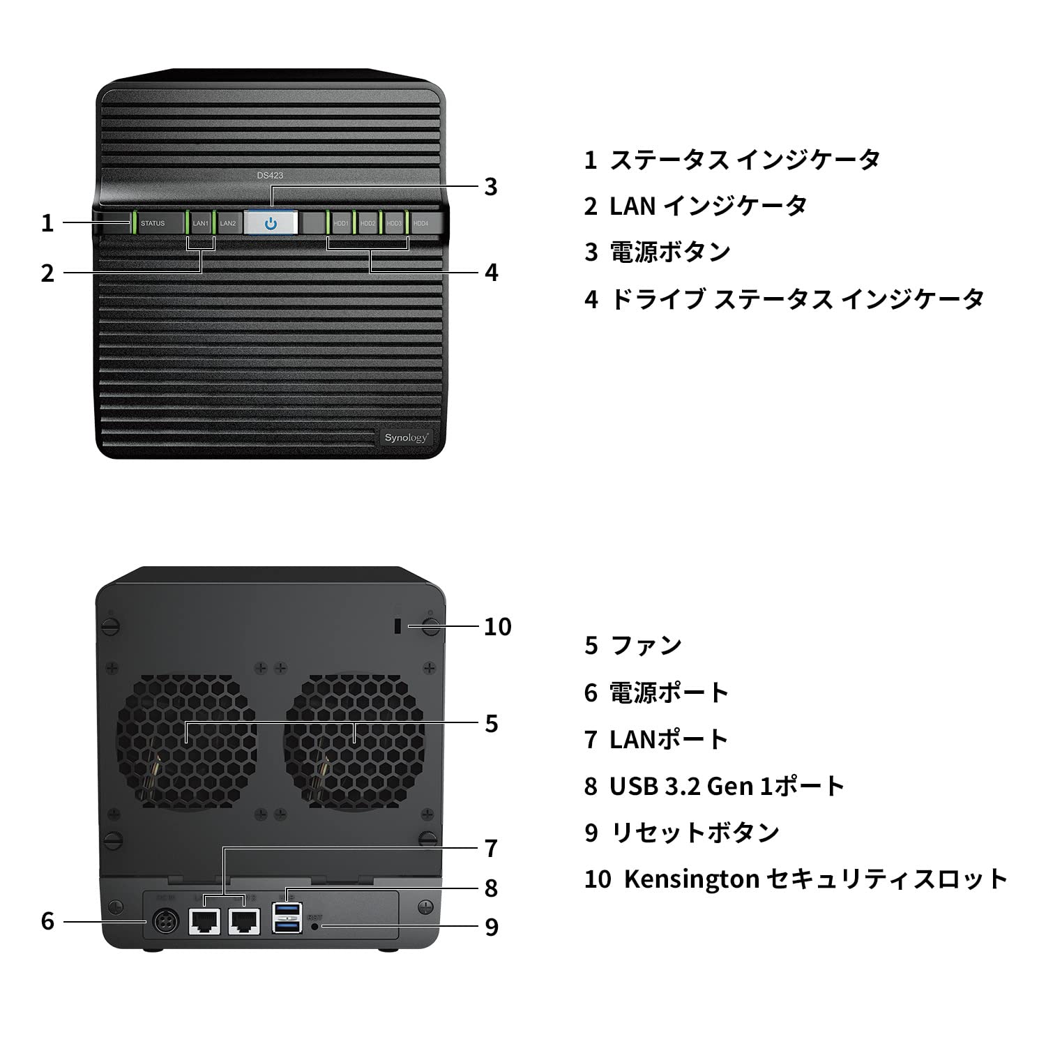 Synology 4-Bay Diskstation Ds423 (Diskless) Black