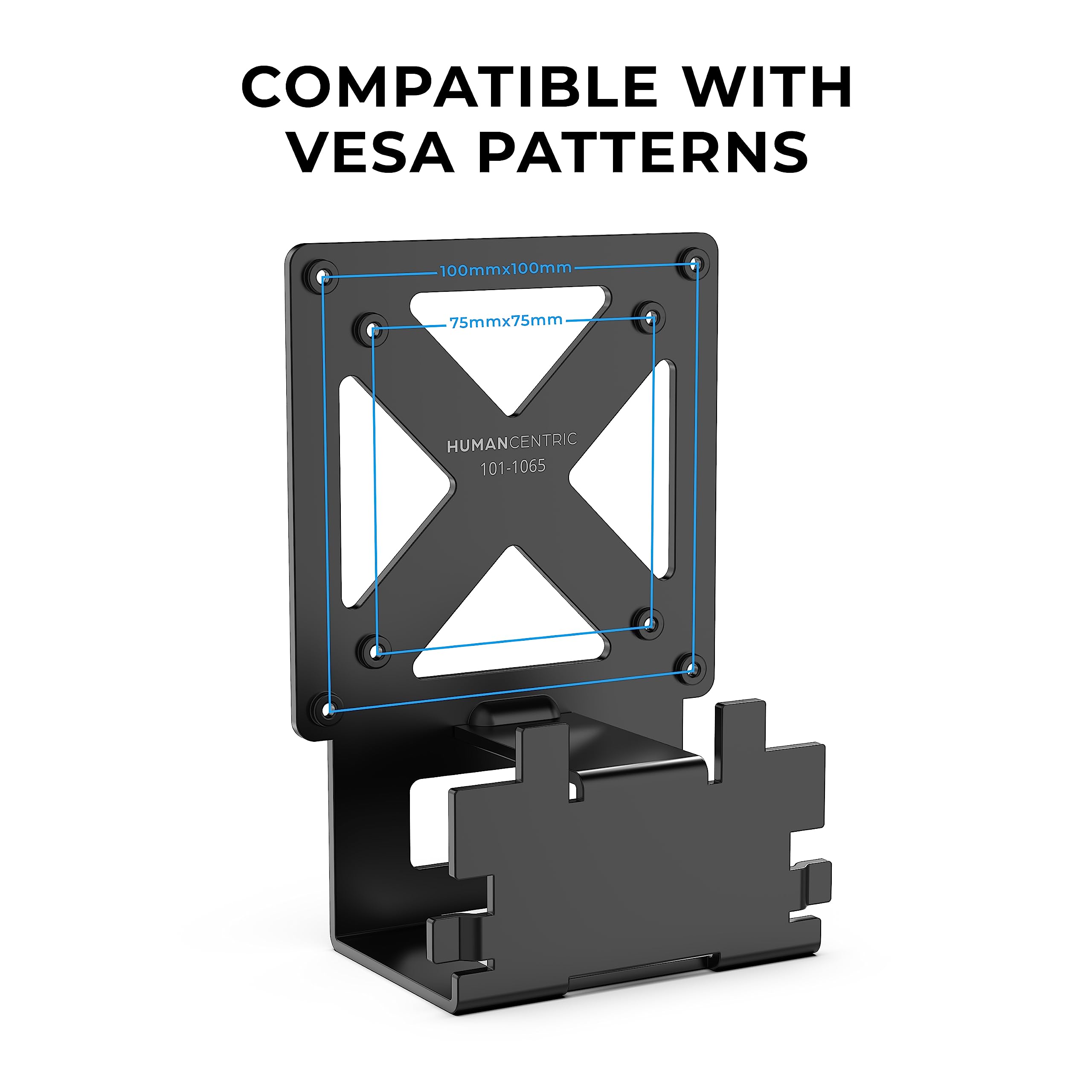 Humancentric Vesa Mount Adapter For Samsung Curved Monitor Mount T55 Series 27� And 32� Monitors, Vesa Adapter Bracket Mounts Monitor To Vesa Stand, Arm, Desk Mount With 75X75 Or 100X100 Mm Plate