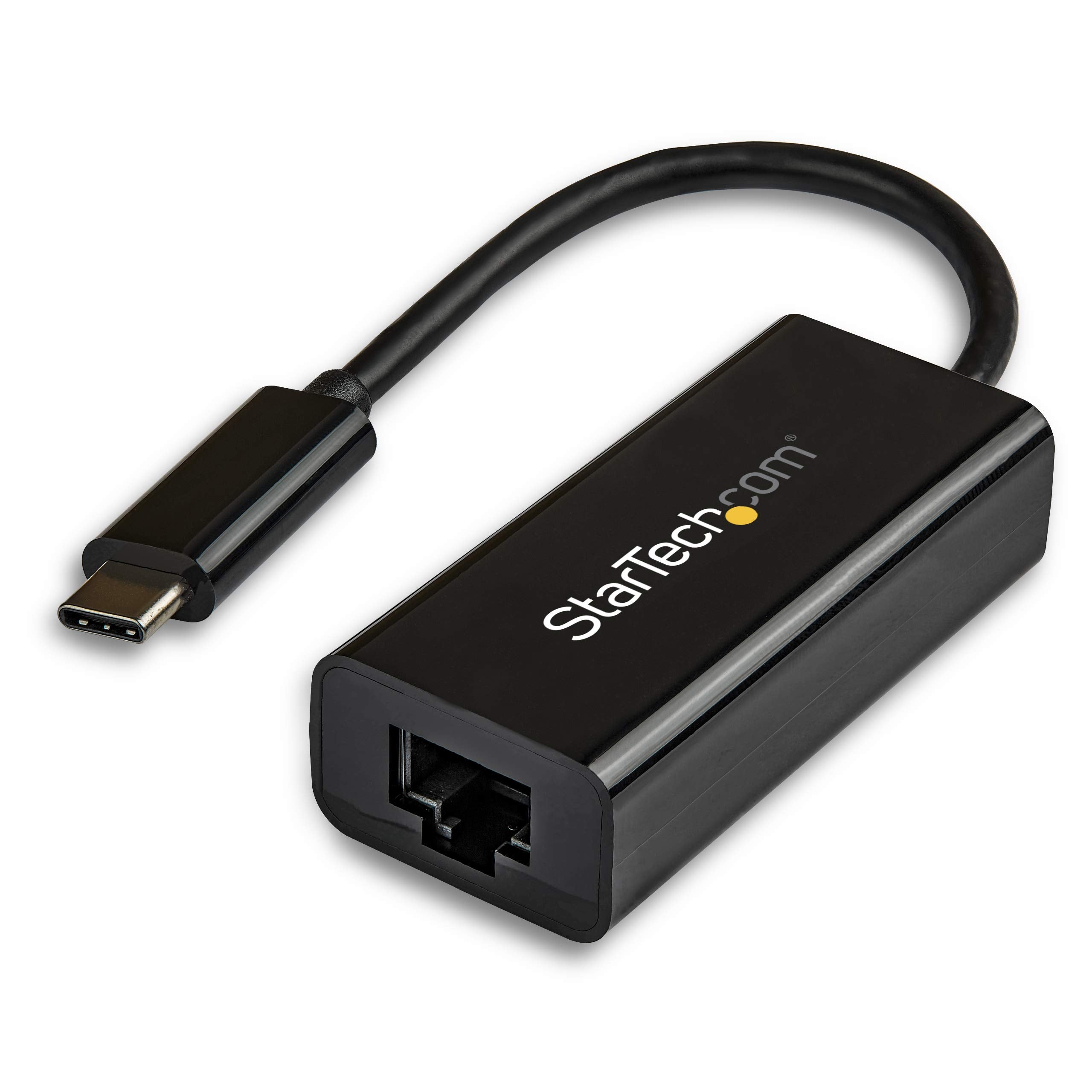 StarTech.com USB-C to Gigabit Ethernet Adapter, Thunderbolt 3 /4 Compatible, RJ45 LAN Network Converter, Windows & Mac