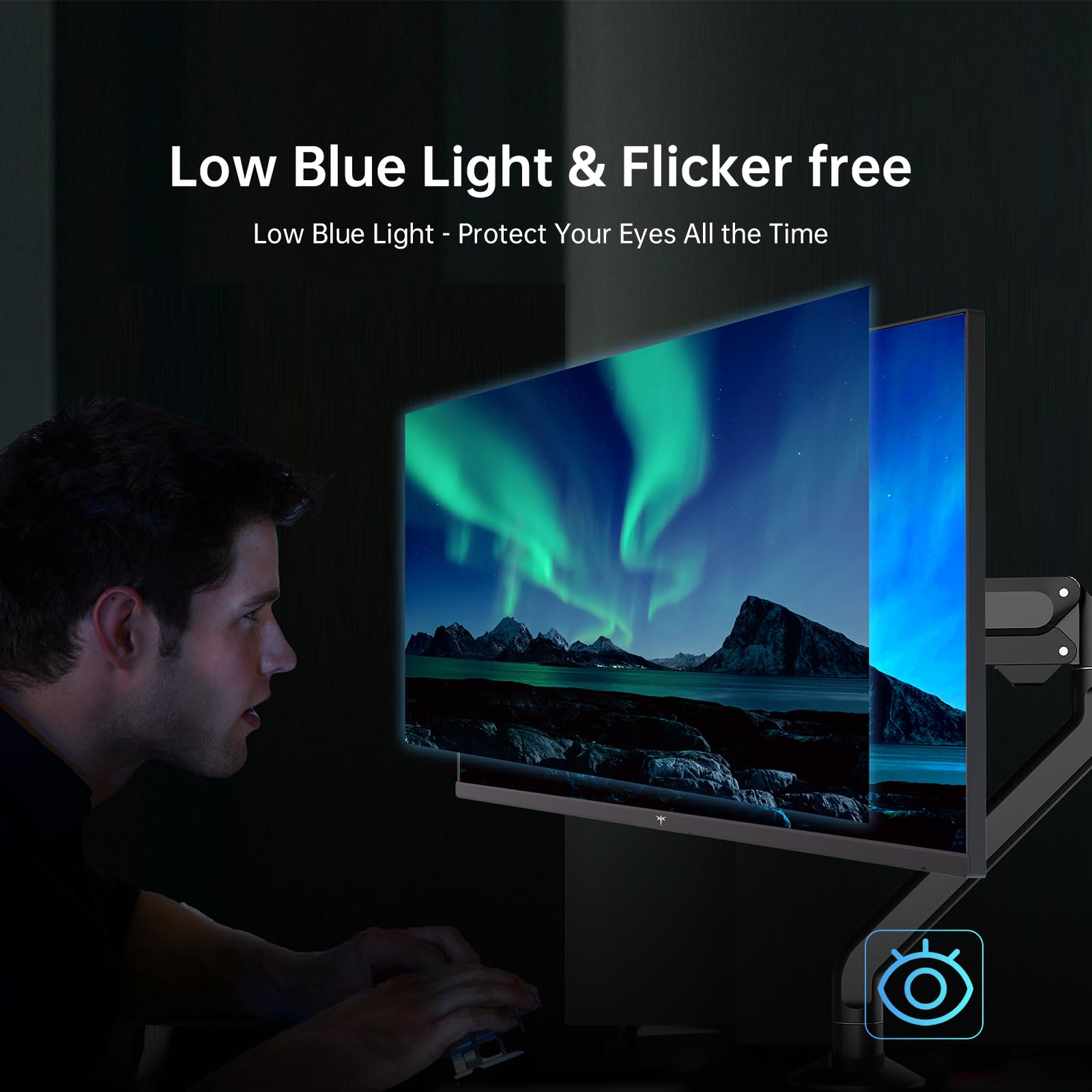 Ktc 32 Inch 2K Monitor, 1440P Ips Computer Monitor, 100Hz Frameless Qhd Pc Monitor For Office & Gaming, Eye Care, G Sync/Freesyn