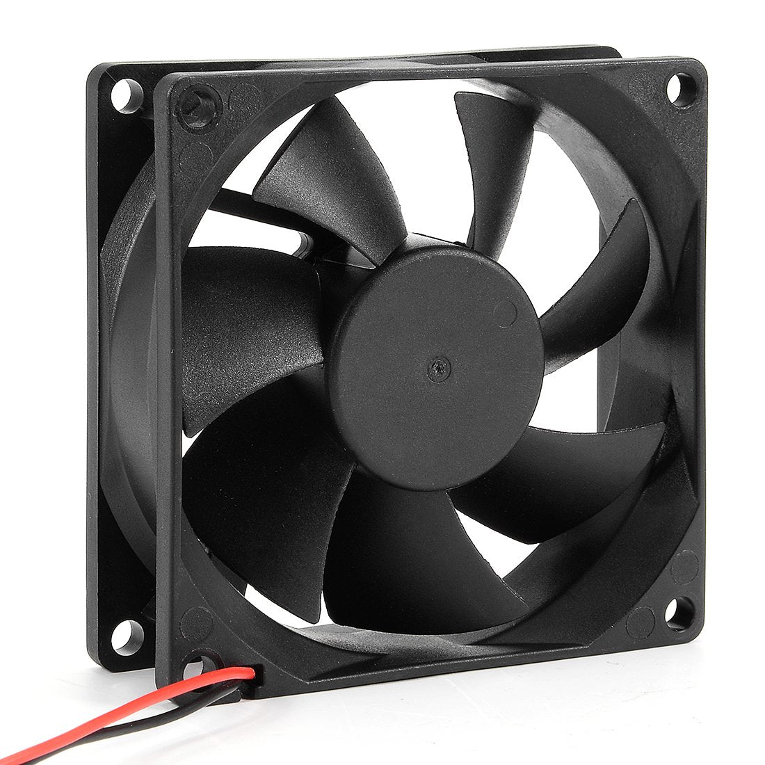 Uxcell 80Mm X 80Mm X 25Mm 8025 24V Dc Cooling Fan With Long Life Sleeve Bearings