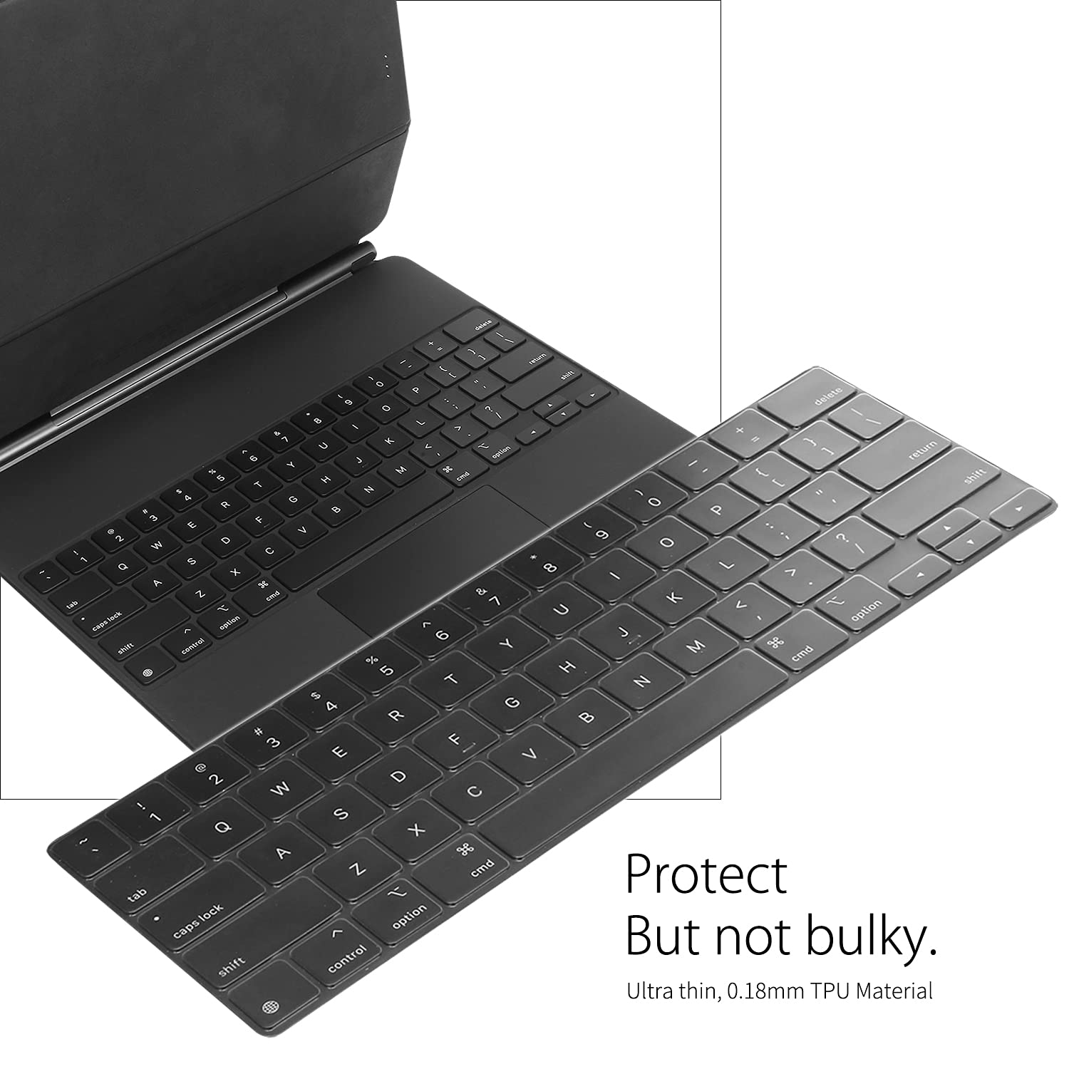 Keyboard Cover Compatible With Apple Ipad Air 13 Inch (M2) Magic Keyboard & Ipad Pro 12.9 Inch Magic Keyboard (Ipad Pro 12.9 6Th