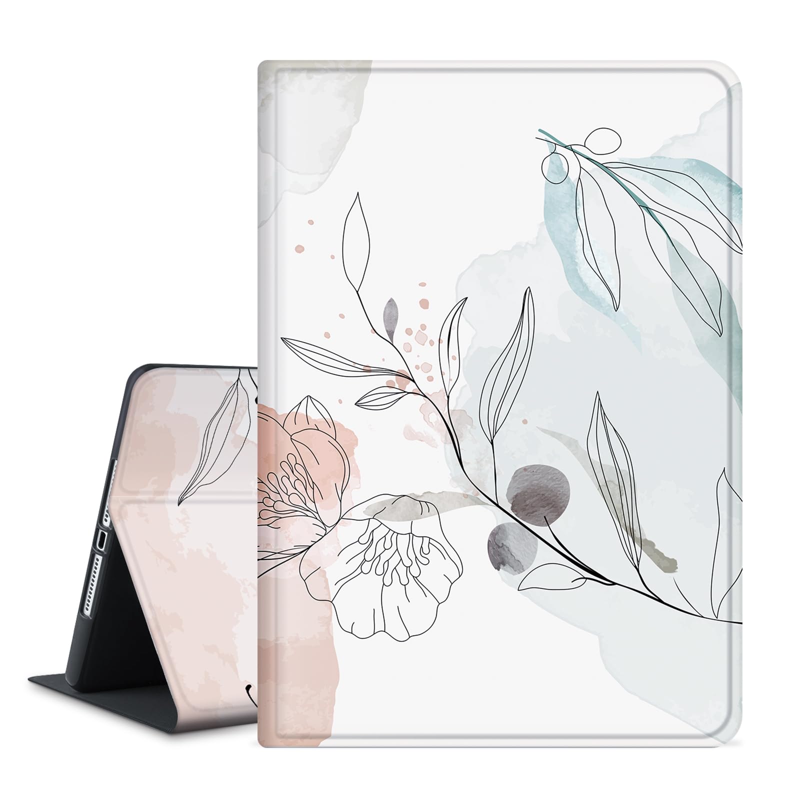 Azmyeuo Cover For Ipad 9Th/8Th/7Th Generation, Case For 10.2 Inch Ipad 9Th/8Th/7Th Generation 2021/2020/2019   Premium Folio Sta