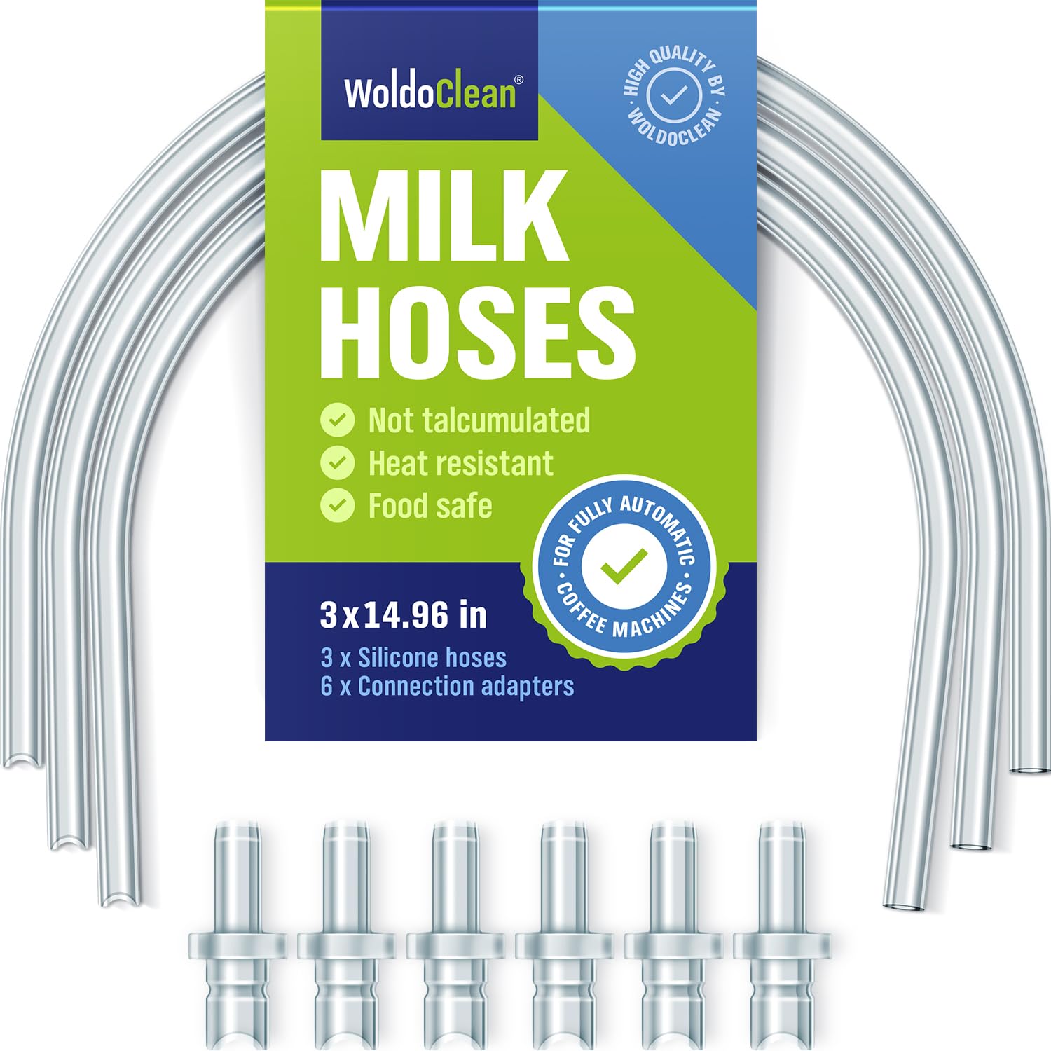 Milk Hose Set For Jura Fully Automatic Coffee Machines   With 3X Hoses And 6X Adapters