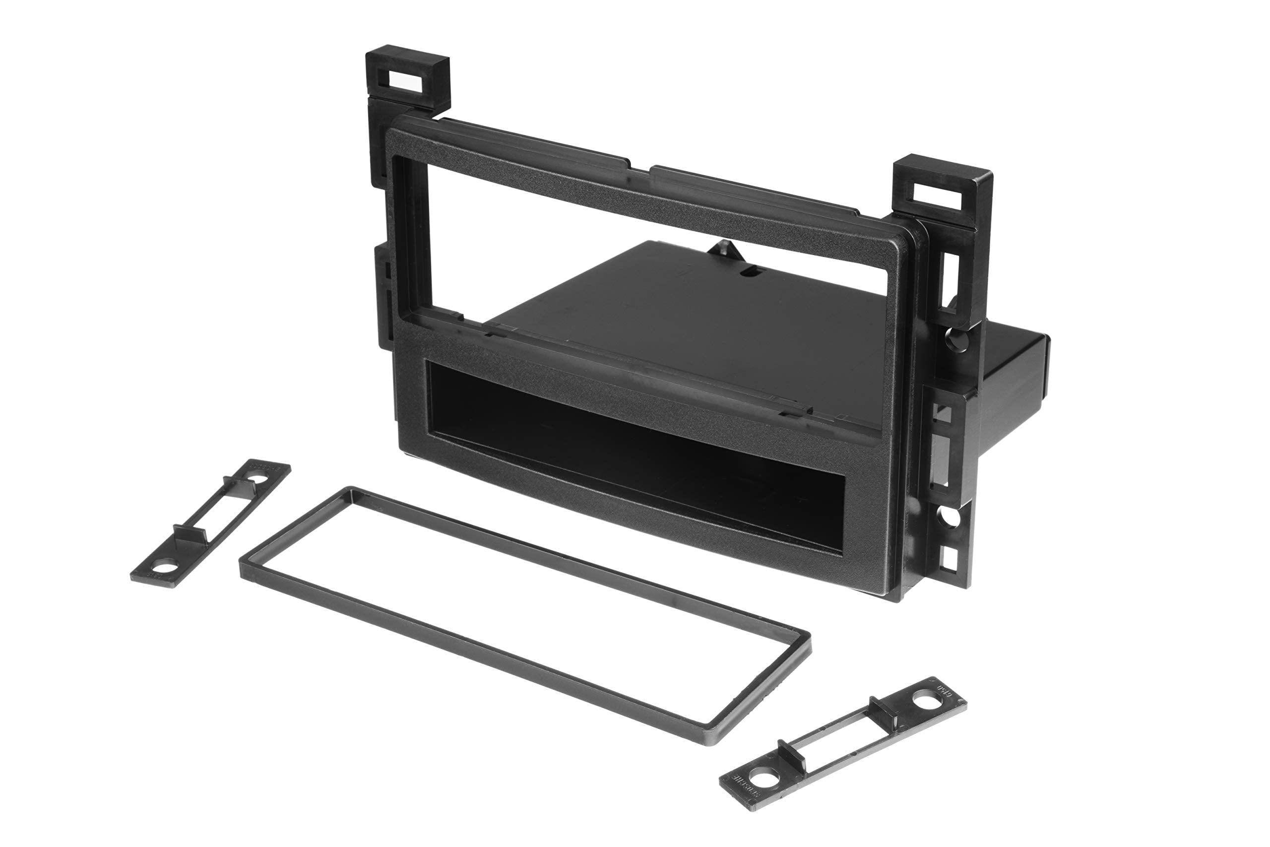 SCOSCHE GM1587B In Dash Car Stereo Single DIN Installation Kit Compatible with 2004 Up Select Chevrolet and More GM Vehicles