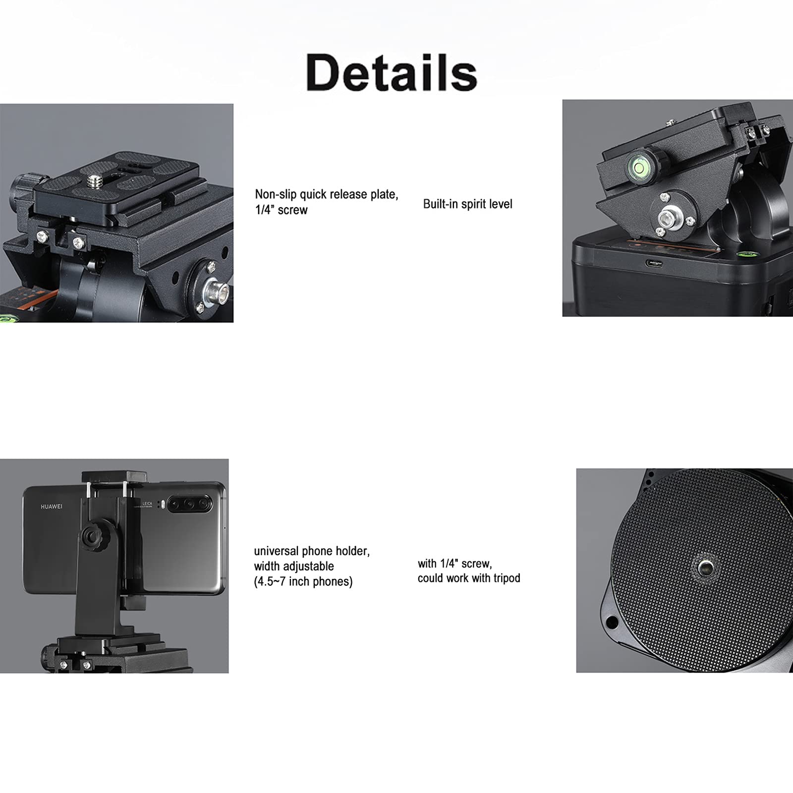 Automatic Motorized Video Tripod Smarphone