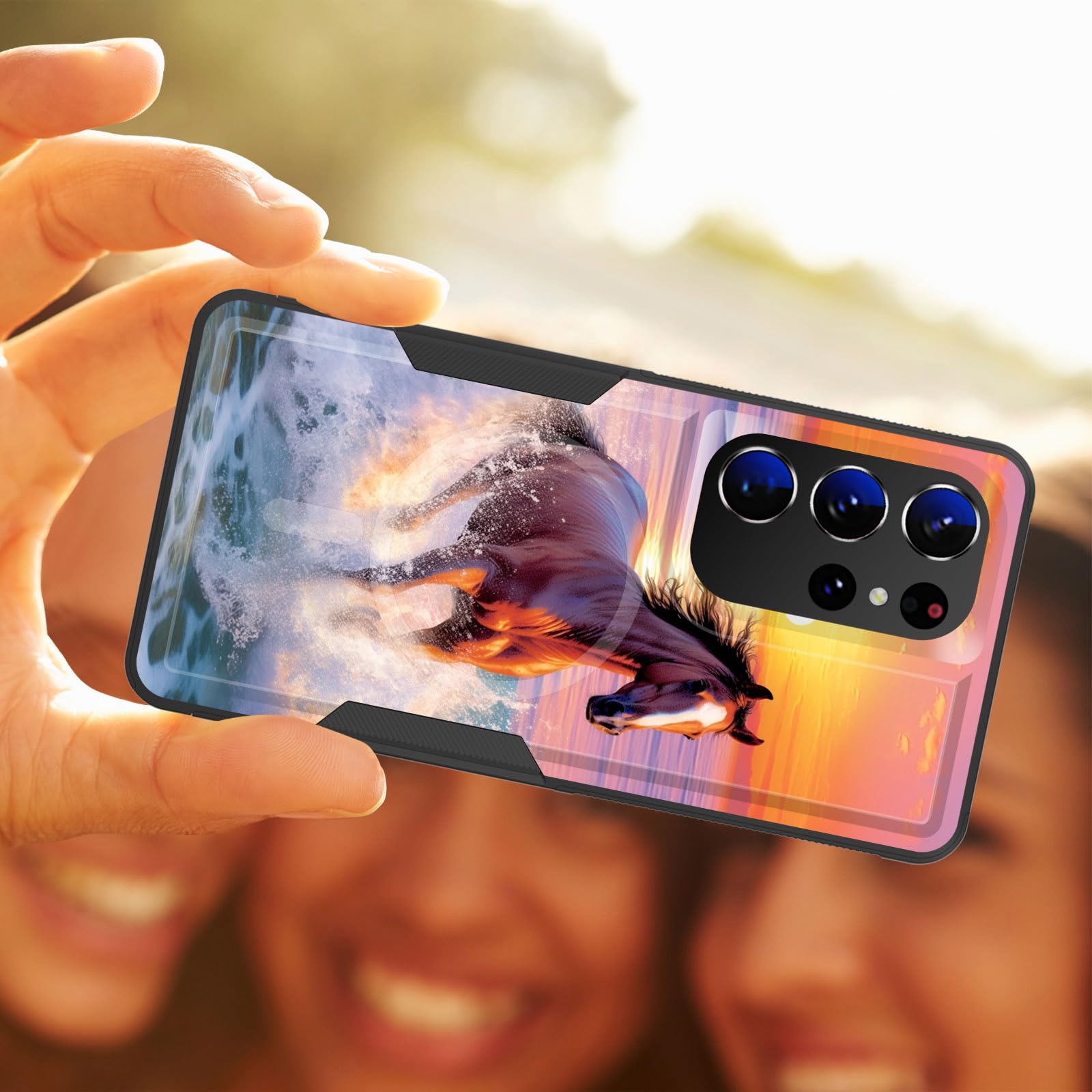 Zqlplzr Magnetic For Galaxy S25 Ultra Case,[Compatible With Magsafe] [Military Grade Drop Protection] Heavy Duty Shockproof Phon