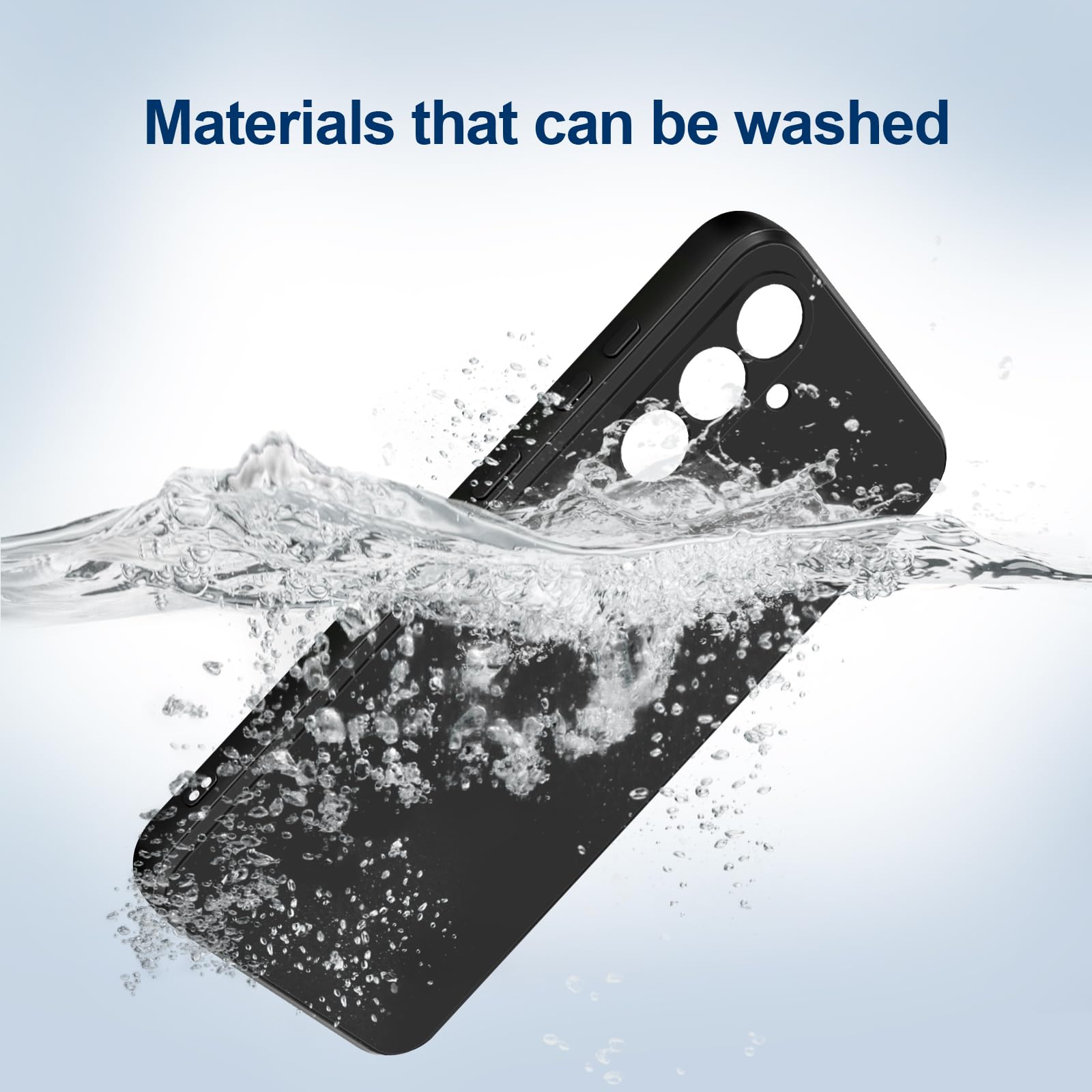 Giiyoon Silicone Case Compatible With Samsung Galaxy S23 Fe, Full Body Silky Soft Touch Phone Case With Camera Protection, Shock