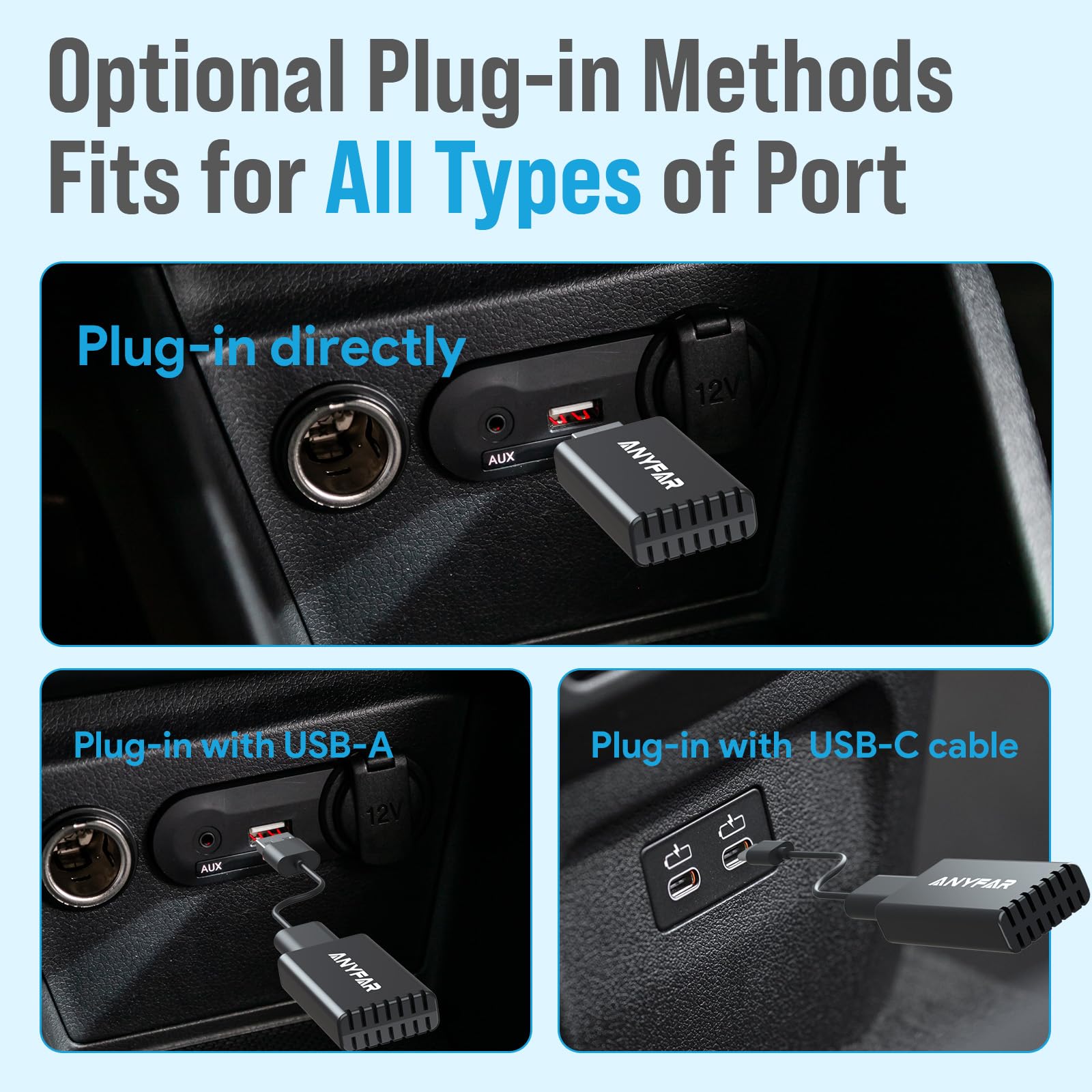 Anyfar Wireless Carplay Adapter For Iphone, Only For 2016+ Cars With Factory Wired Carplay, Dual Core 5G Chip (Upgraded), Auto C