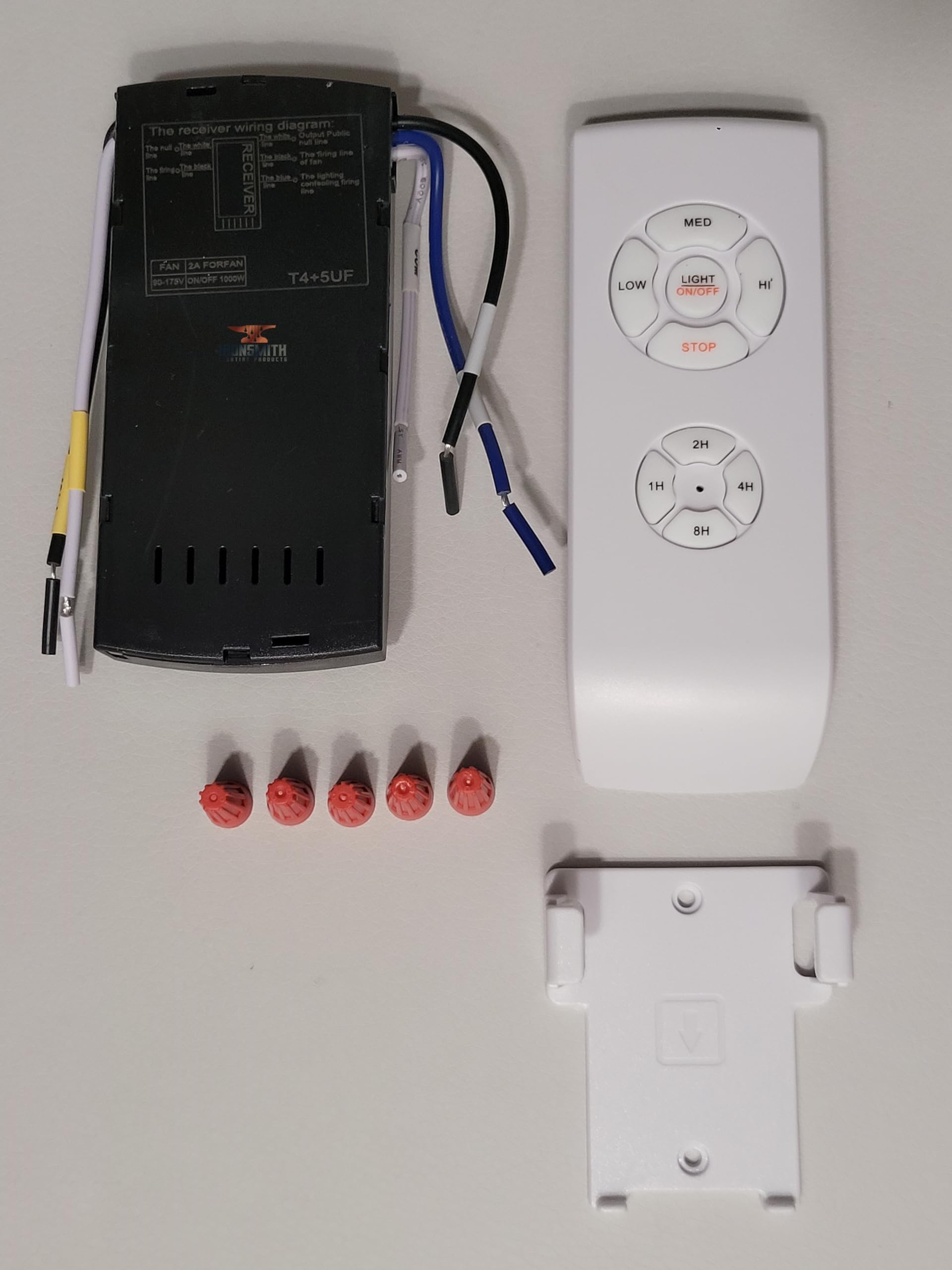 3-In-1 Ceiling Fan Light Timing & Speed Remote Universal Ceiling Fan Remote Control Kit, Compatible With Breeze/Hunter/Harbor/Ho