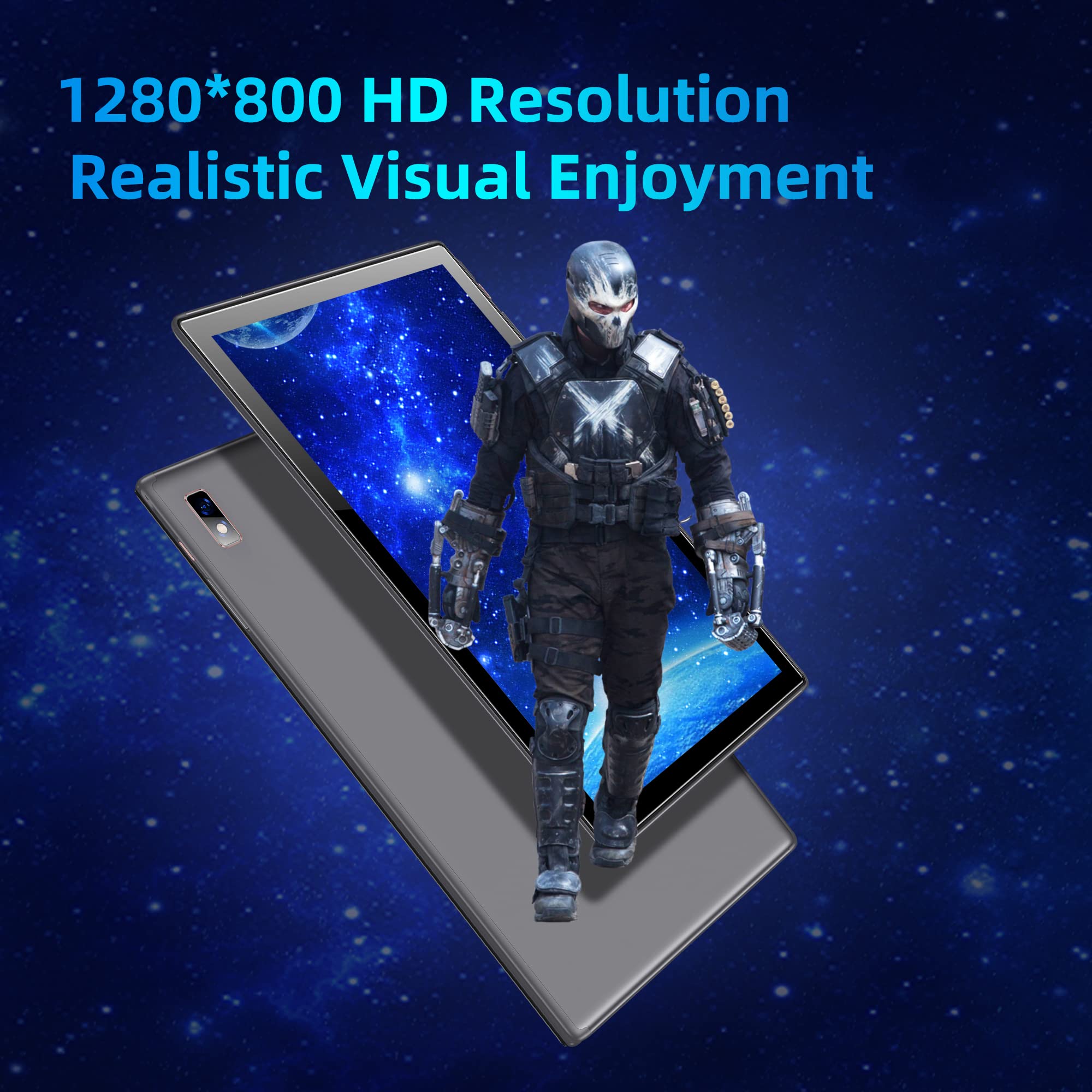 Byybuo Smartpad A10_L Tablet 10.1 Inch Android 13 Tablets, 4Gb Ram 64Gb Rom Quad Core Processor 5000Mah Battery, 1280X800 Ips Hd