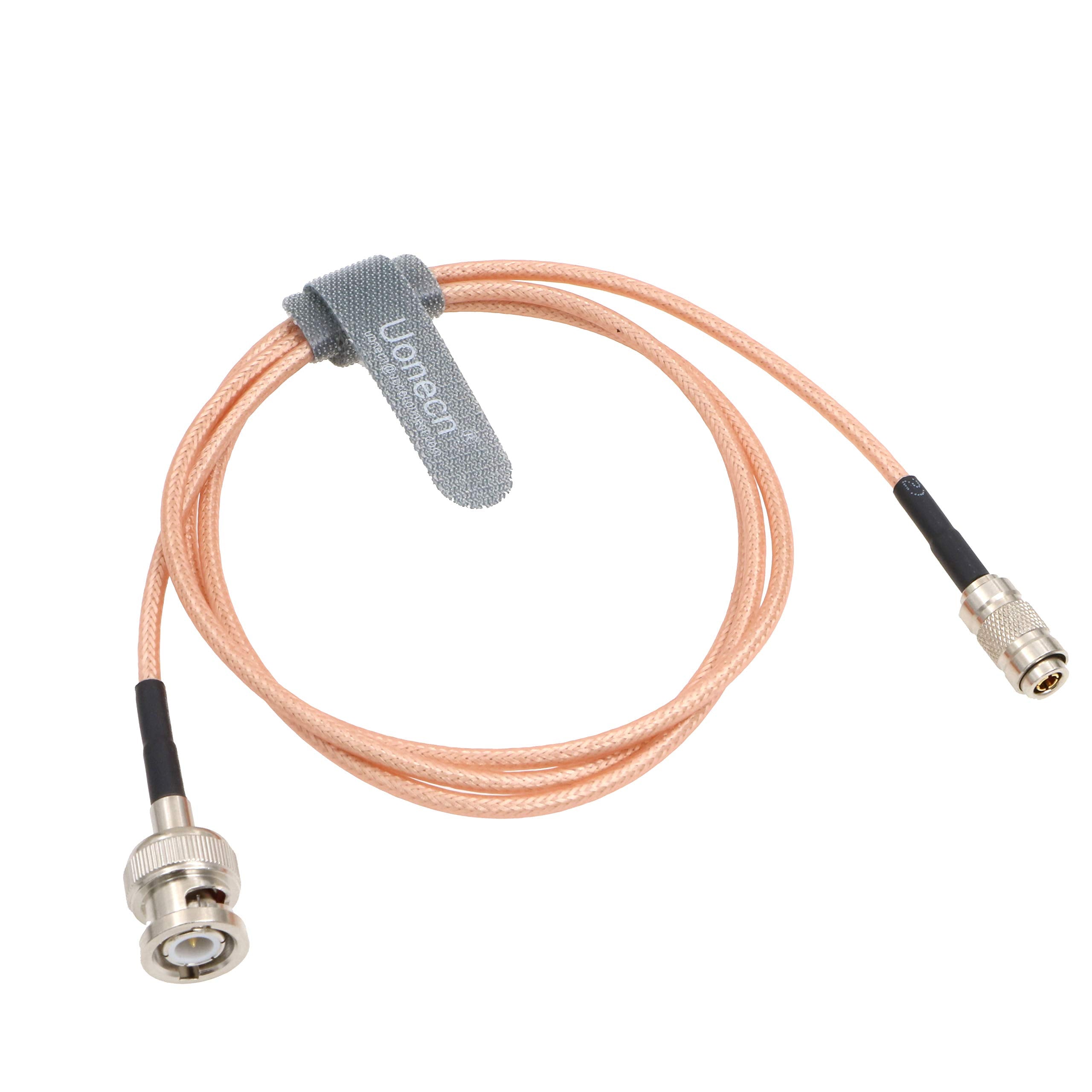 Uonecn Hd Sdi Coaxial Video Cable Rg179 Bnc To Mini Bnc Din 1.0/2.3 75Ohm Rf Cable For Blackmagic Hyperdeck Shuttle 1 Meter