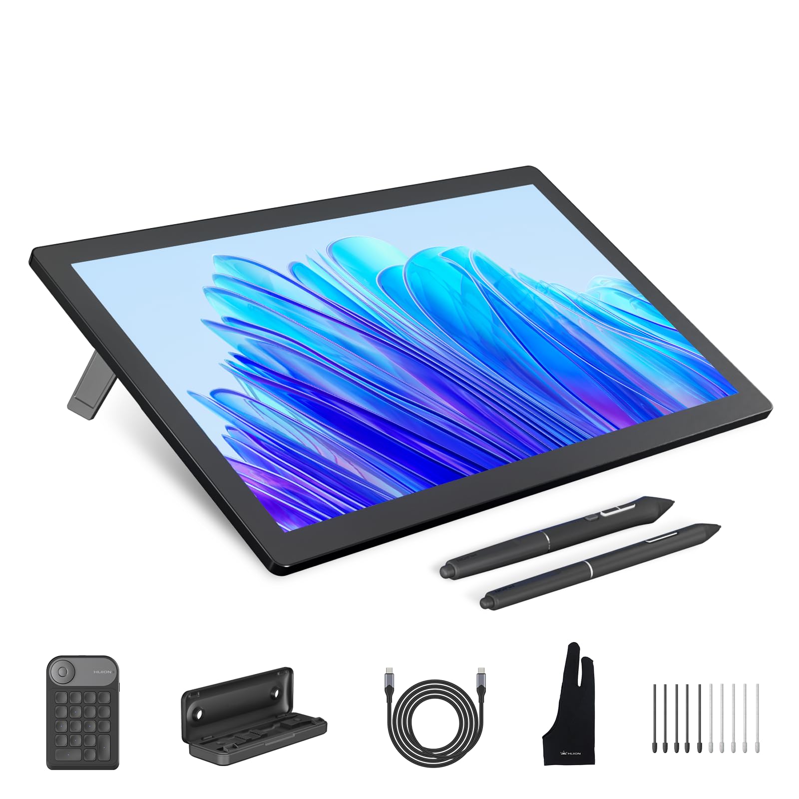 HUION KAMVAS Pro 19 4K UHD Drawing Tablet with Touch Screen, 96% Adobe RGB Drawing Monitor with 1.07 Billion Colors, PenTech 4.0