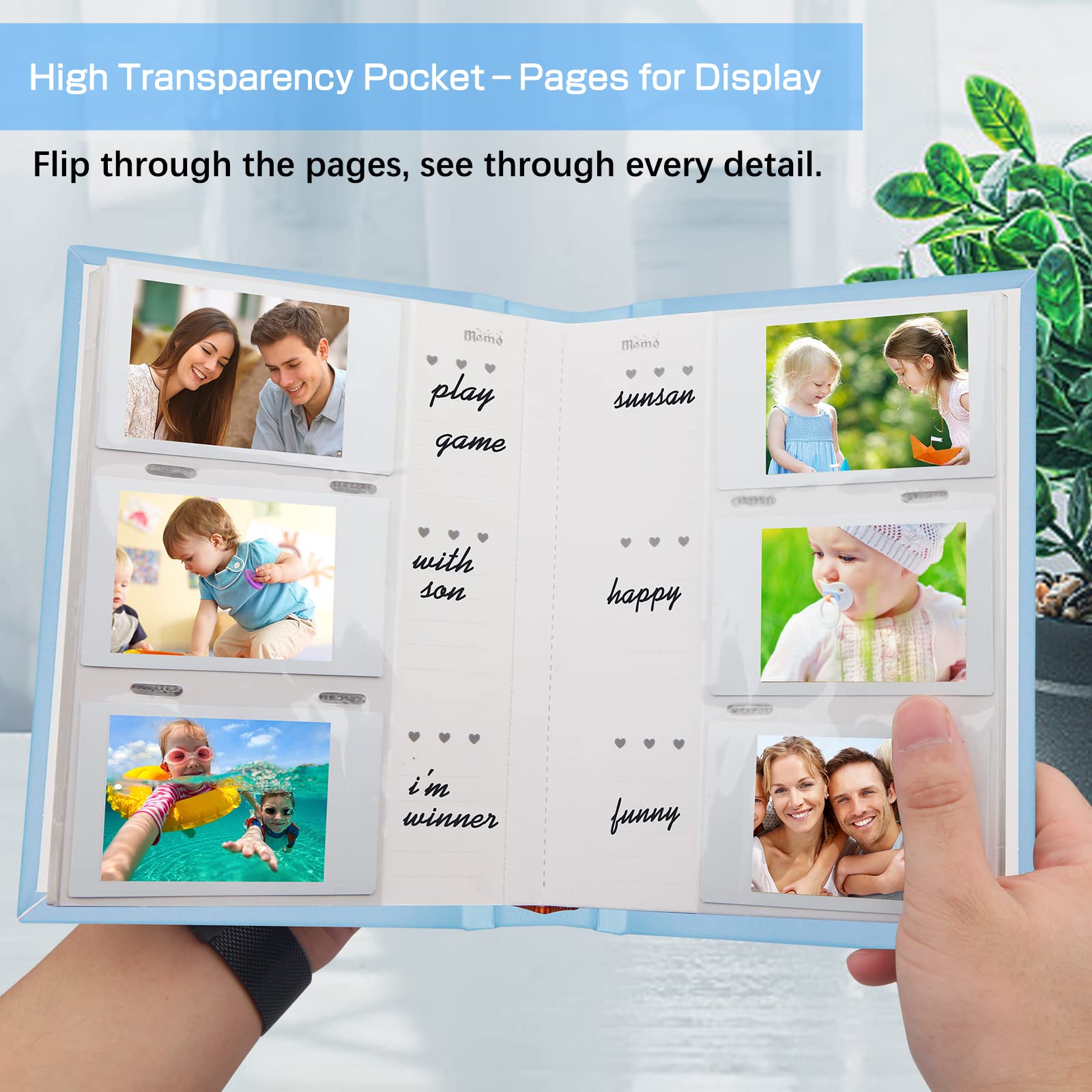 180 Pockets 2X3 Photo Album With Memo Areas For Fujifilm Instax Mini 1112 9 8 40 Evo Instant Camera