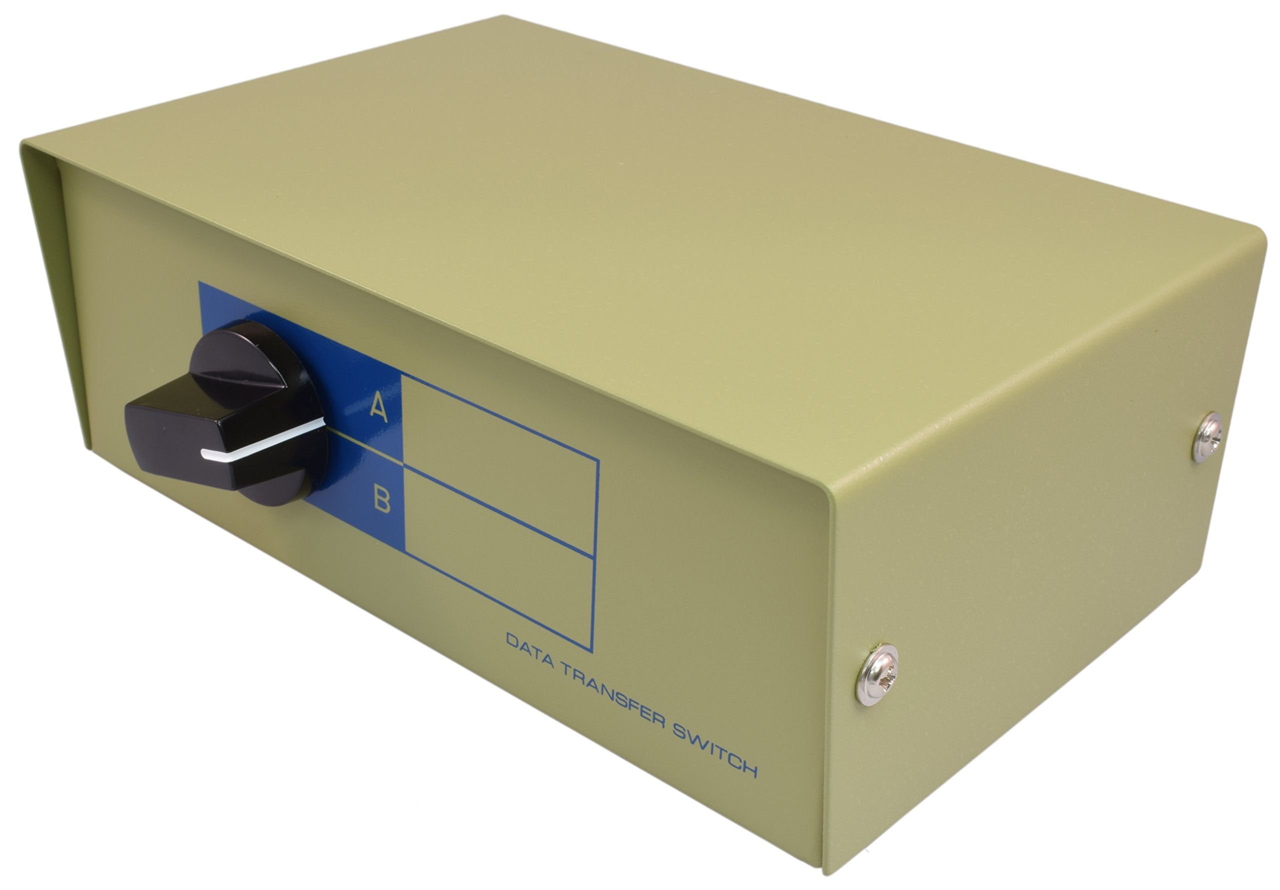 Ptc 2 Way A/B Rj11/12 (Phone Jack) Metal Rotary Manual Switch Box