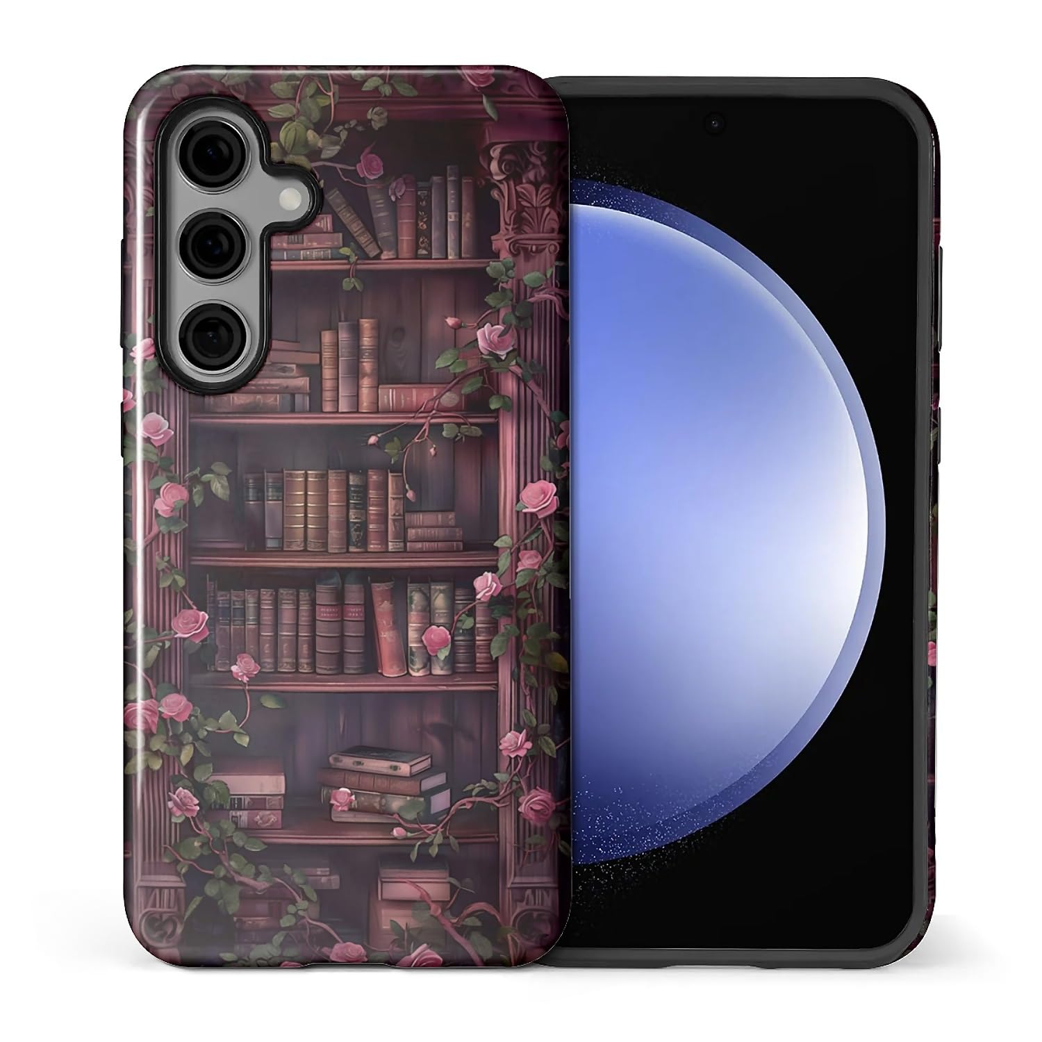 Flivro Case for Samsung Galaxy S24,Anti-Scratch Full-Body Cover Shockproof Slim Design Case,PC Hard Shell & Silicone Inner Bumpe