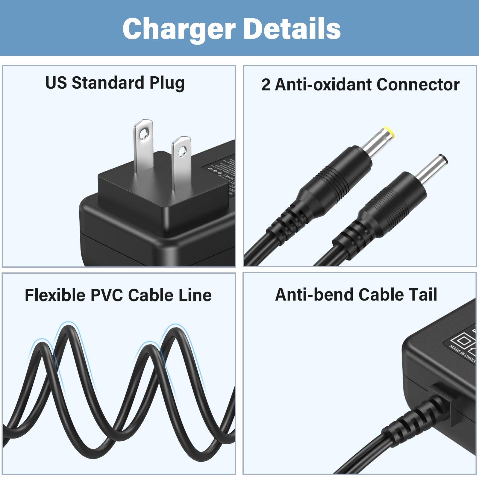 Hienadtor 14V Charger For Acoustic Research Awsf100 Awsee3 Awsf100Bk Awsee3Bk Awsee320 Blj15W140100P1 U Portable Wireless Speake